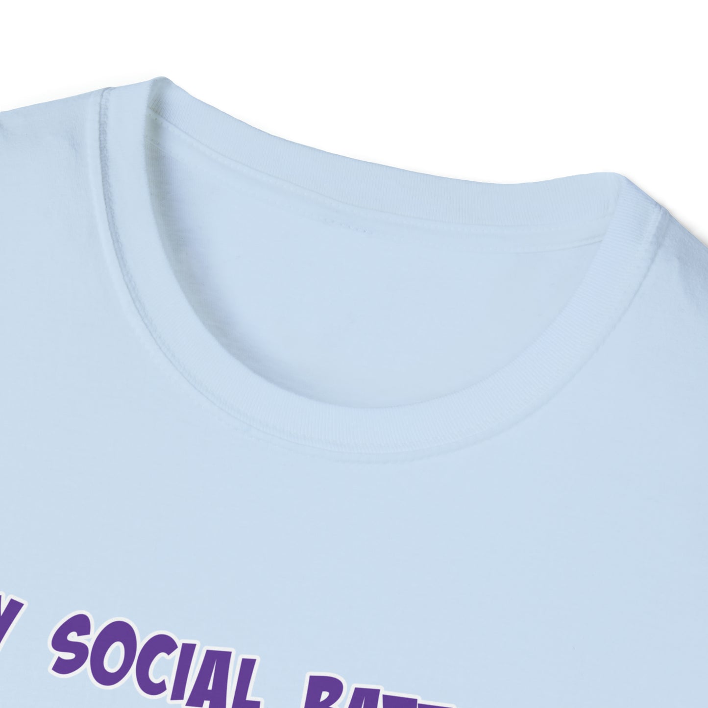 Social Battery - Unisex Softstyle T-Shirt