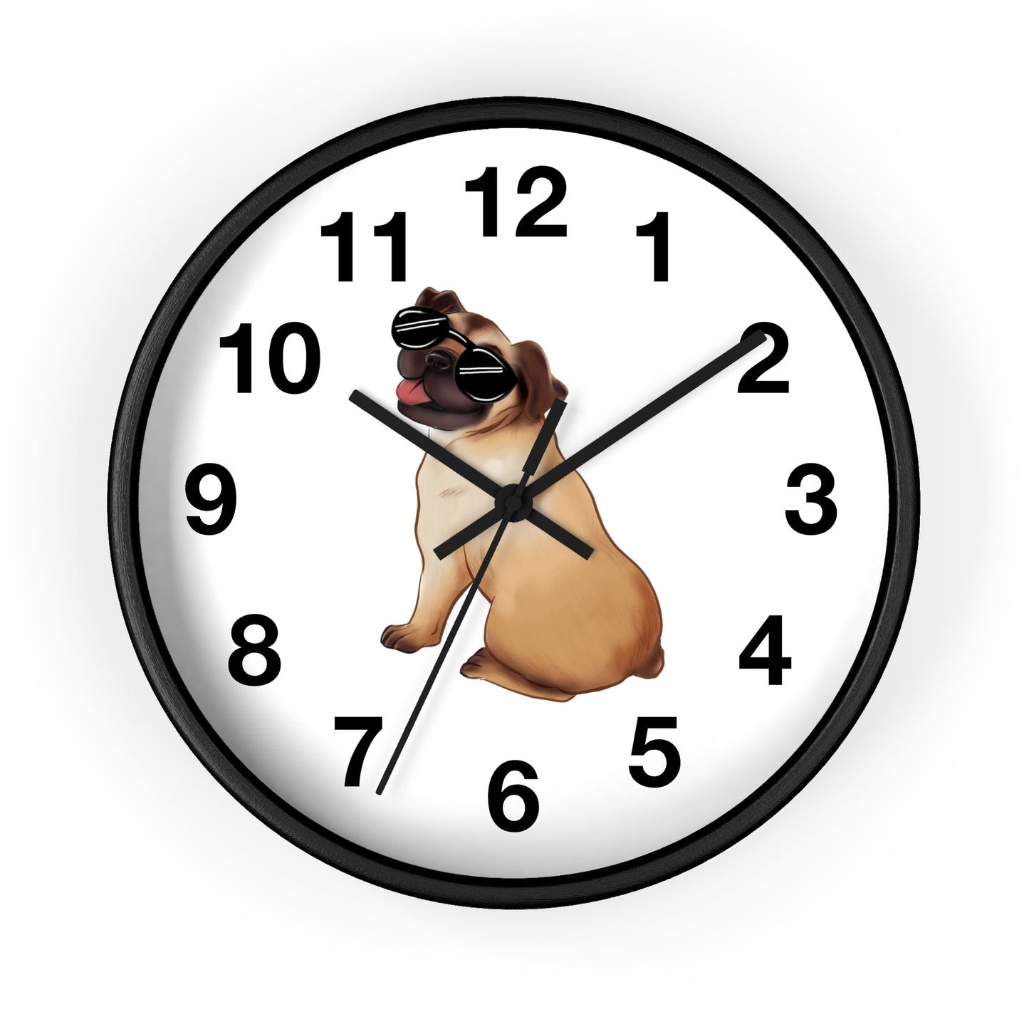 Pug - Wall Clock