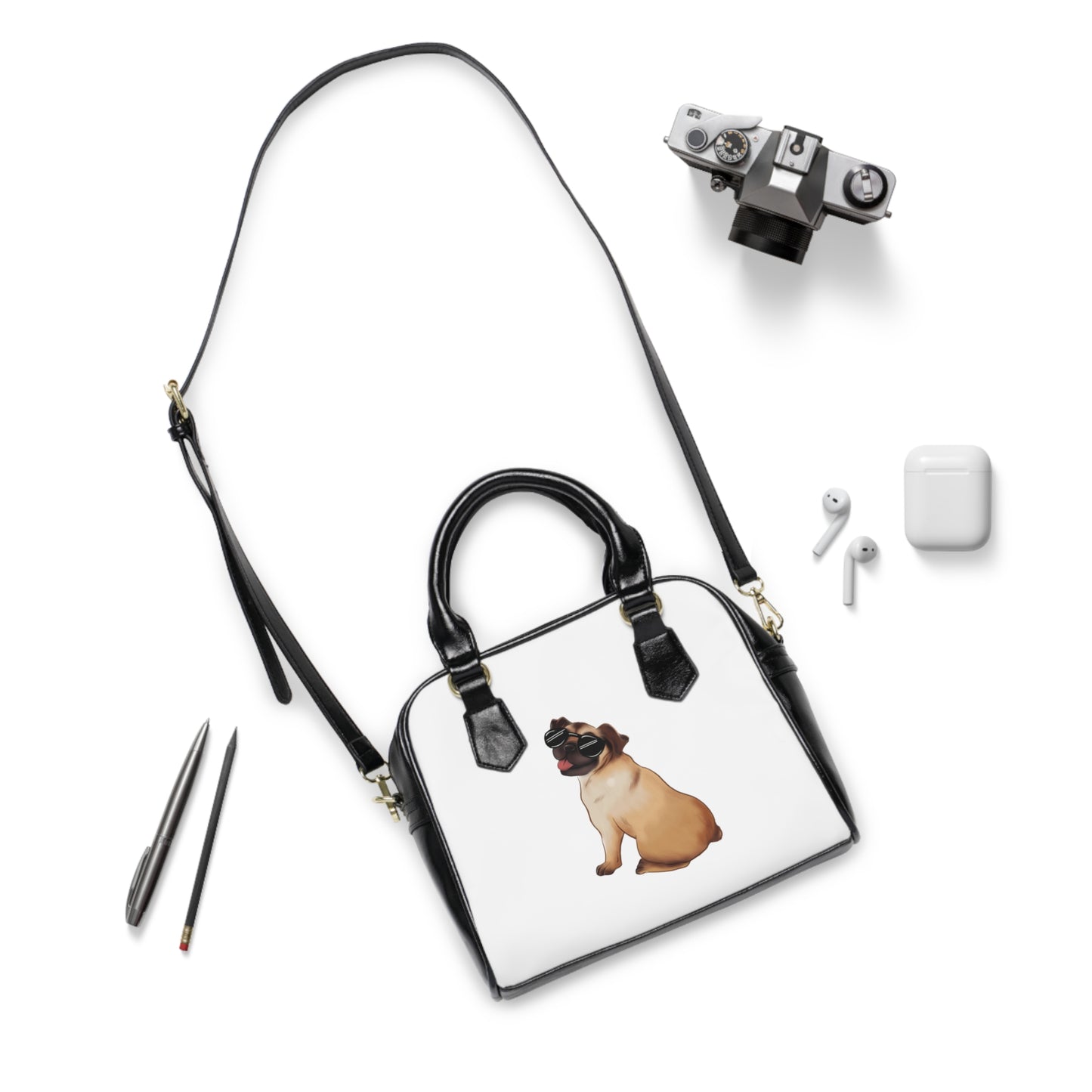 Pug - Shoulder Handbag