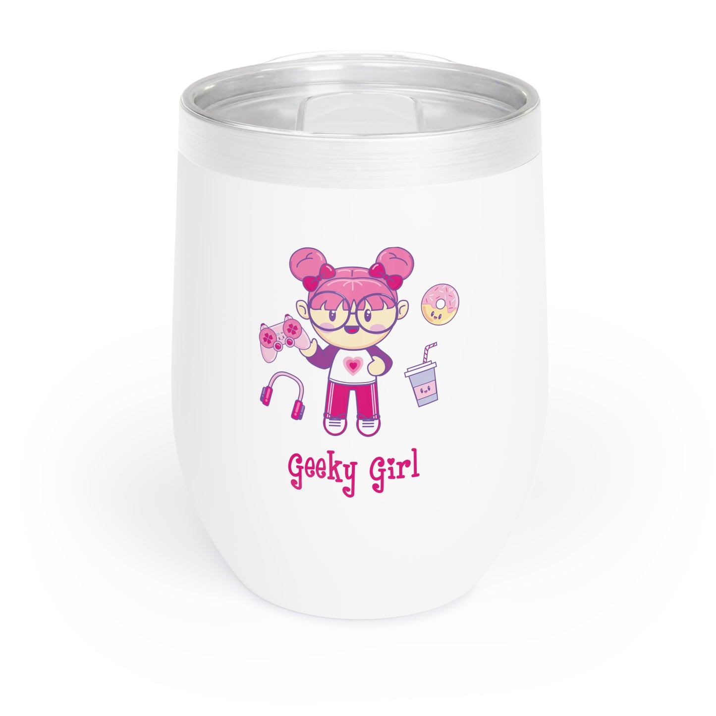 Geek Girl - Chill Wine Tumbler