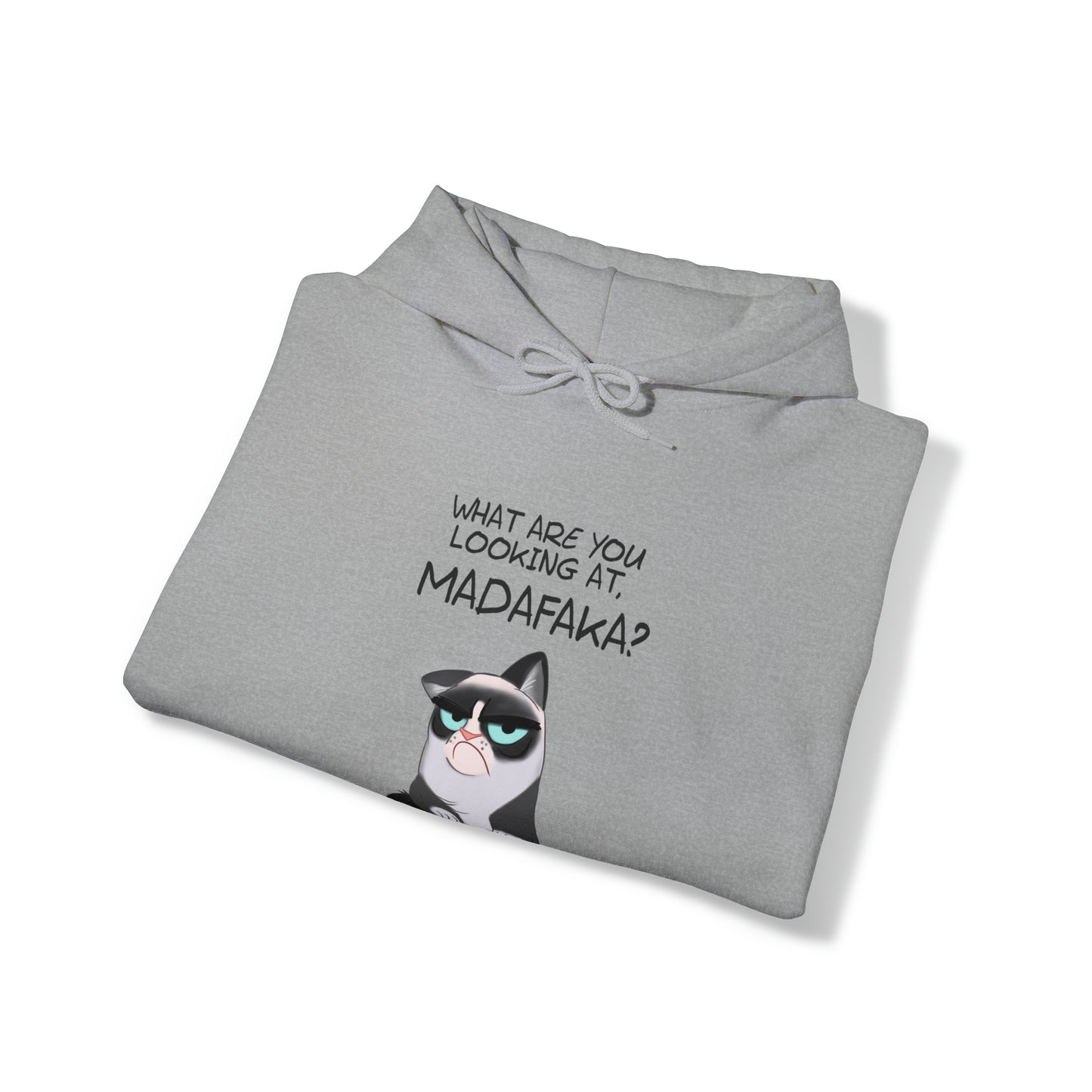 What you're looking at, Madafaka? - Unisex Heavy Blend™ Hooded Sweatshirt