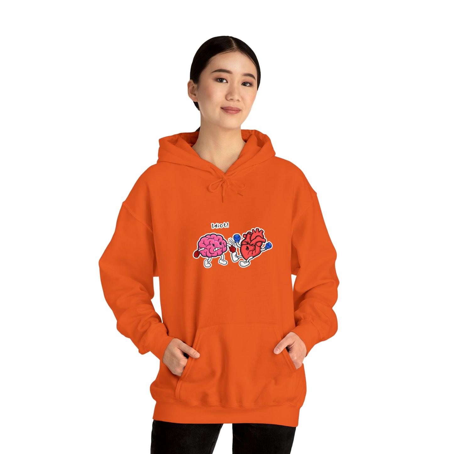 Brain x Heart - Unisex Heavy Blend™ Hooded Sweatshirt