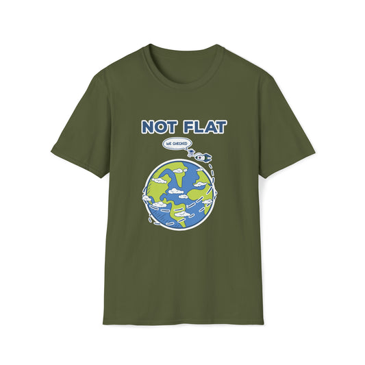 Flat Earth - Unisex Softstyle T-Shirt