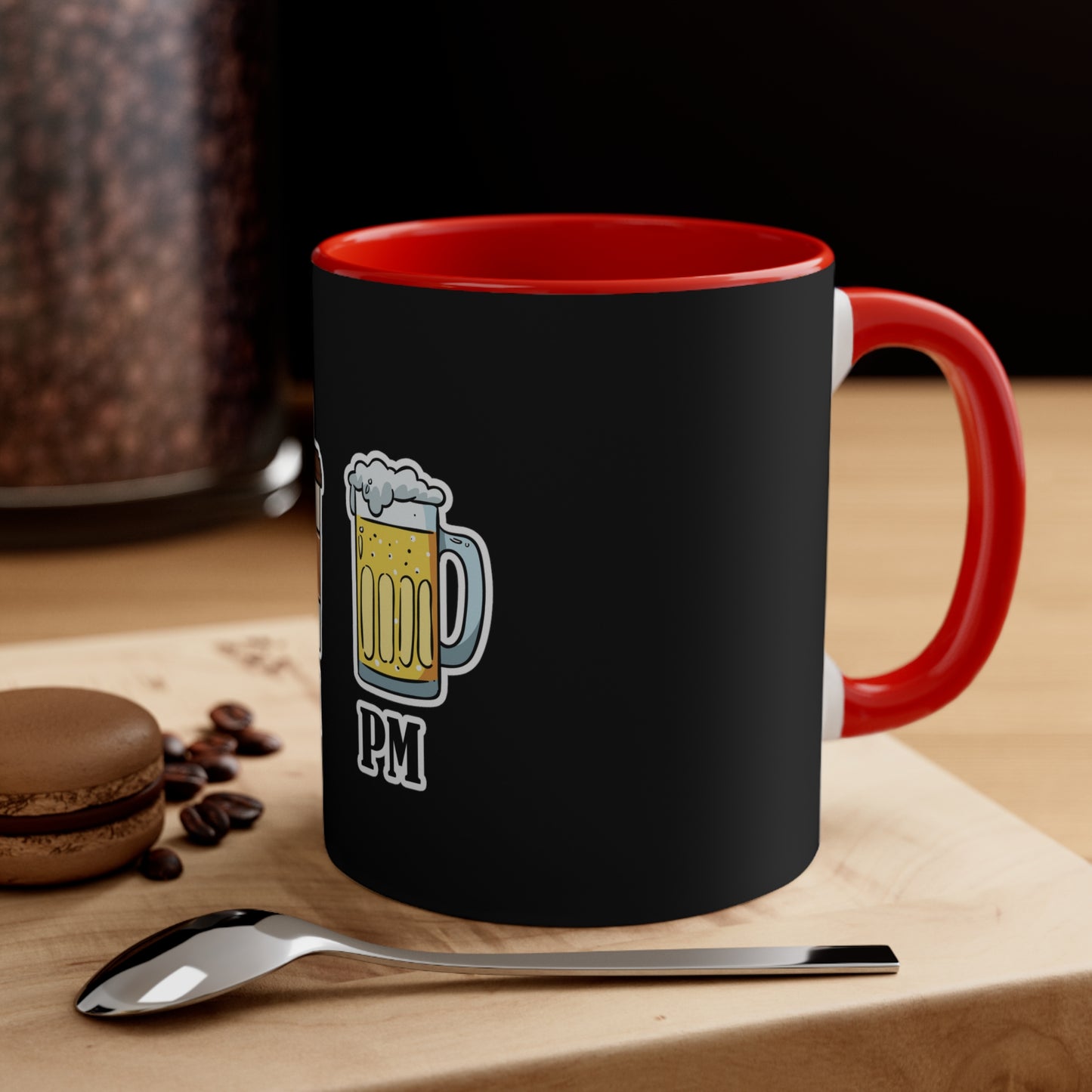 AM/PM - Accent Coffee Mug, 11oz