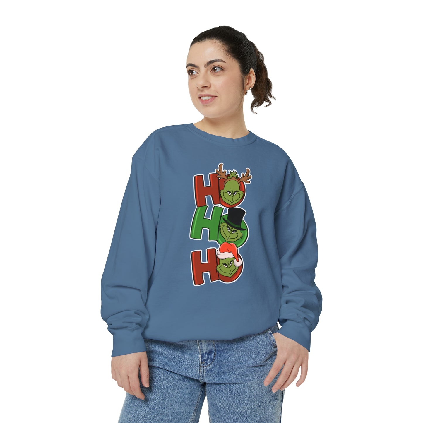 Grinch - Unisex Garment-Dyed Sweatshirt