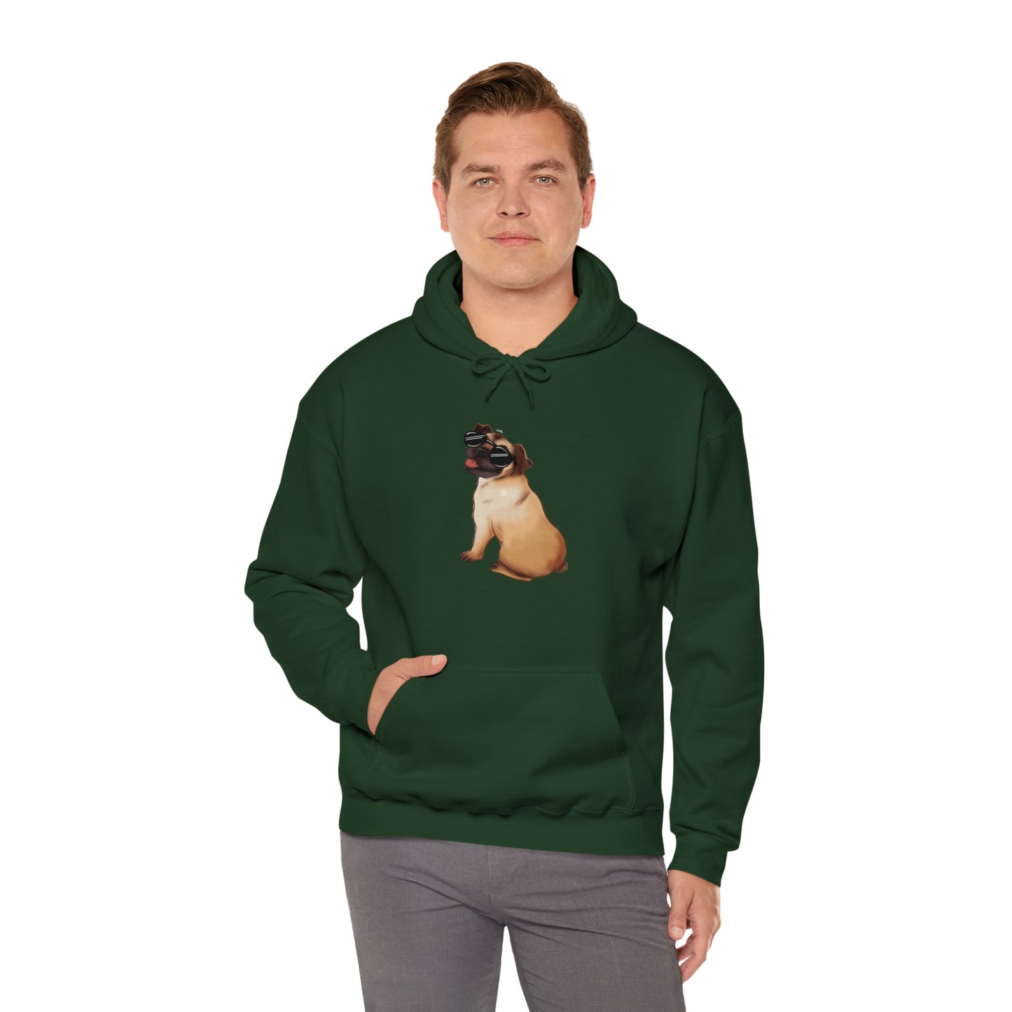 Pug -Unisex Heavy Blend™ Hooded Sweatshirt