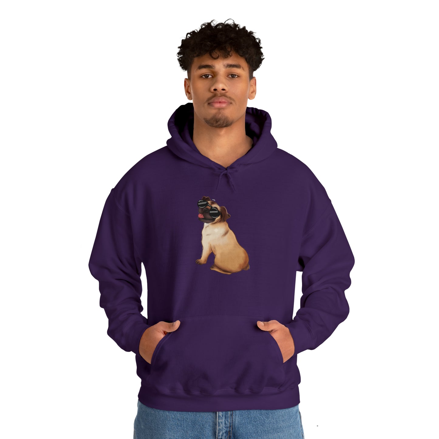 Pug -Unisex Heavy Blend™ Hooded Sweatshirt