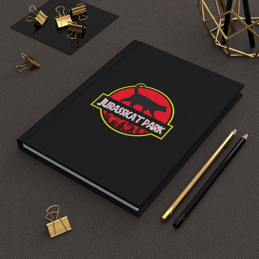 Jurassicat Park - Hardcover Journal Matte