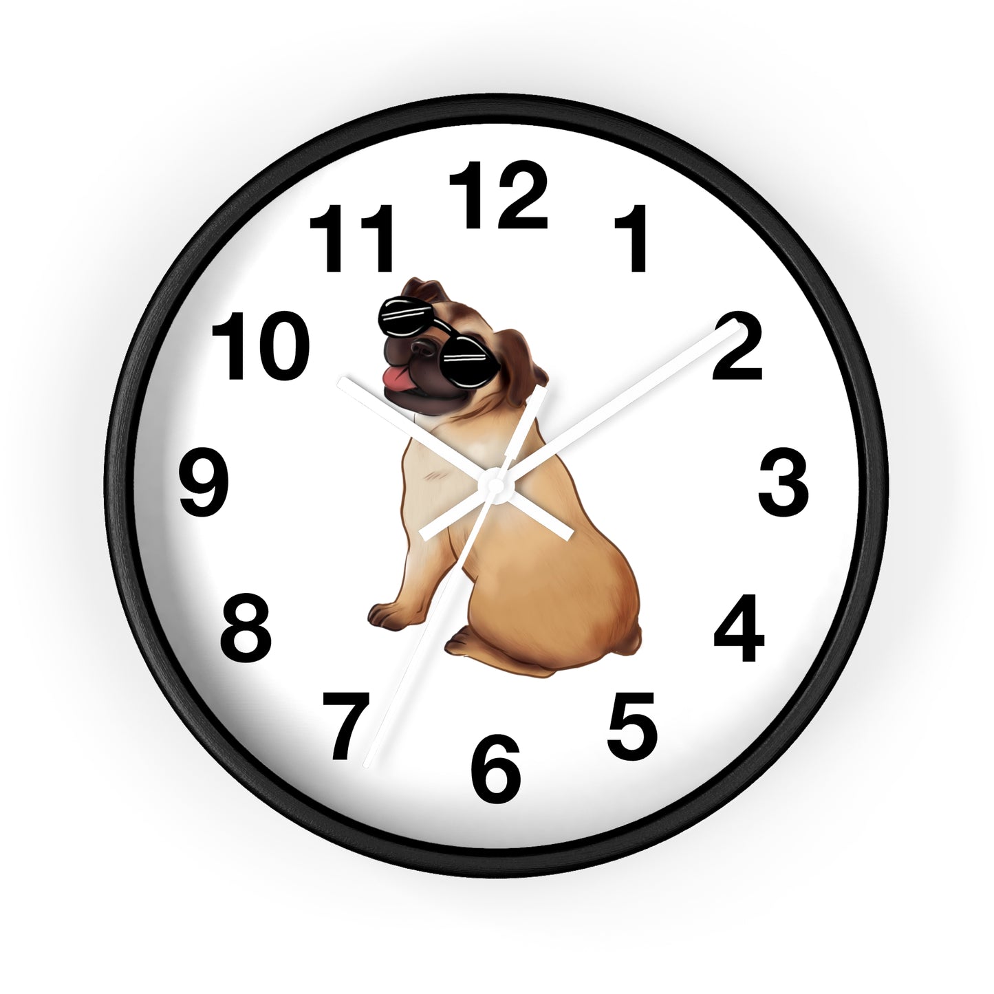 Pug - Wall Clock