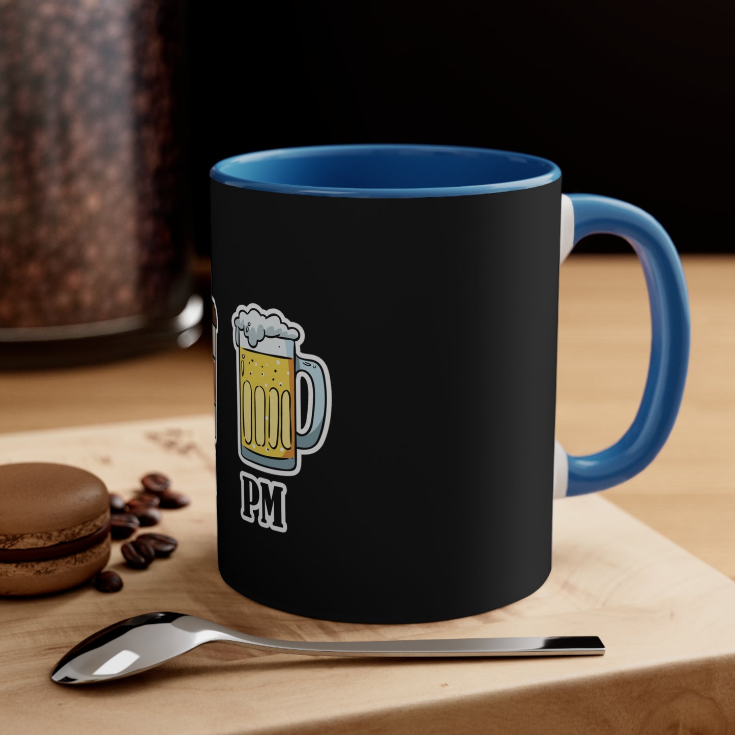 AM/PM - Accent Coffee Mug, 11oz