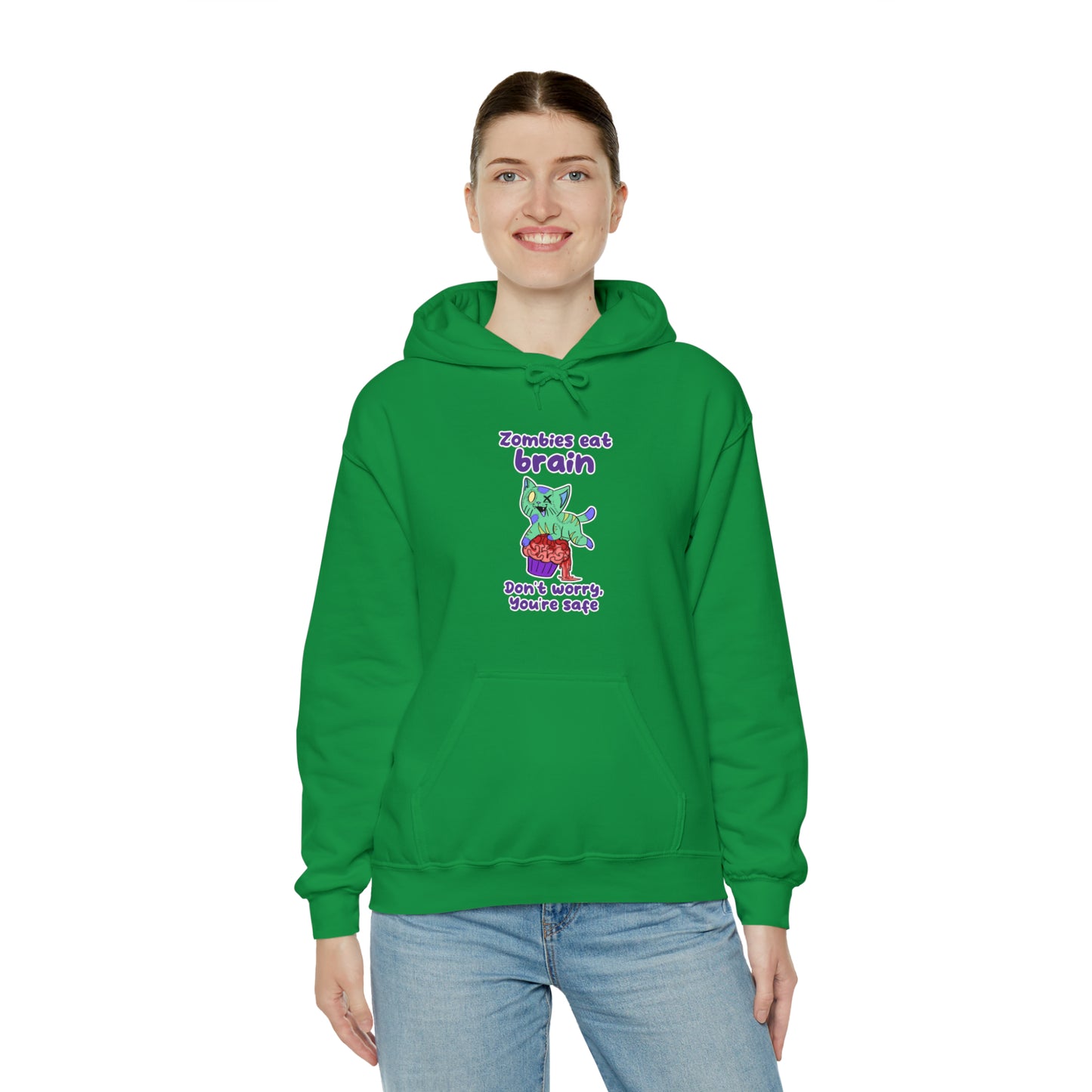 Zombie Cat - Unisex Heavy Blend™ Hooded Sweatshirt