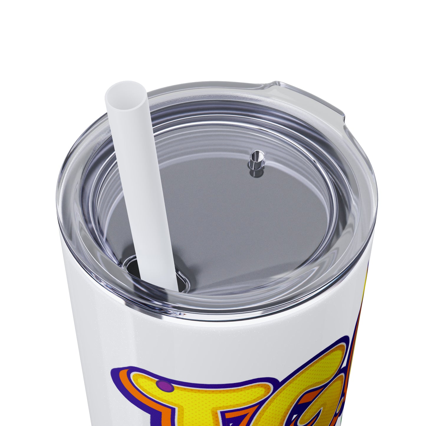 TGIF - Skinny Tumbler with Straw, 20oz