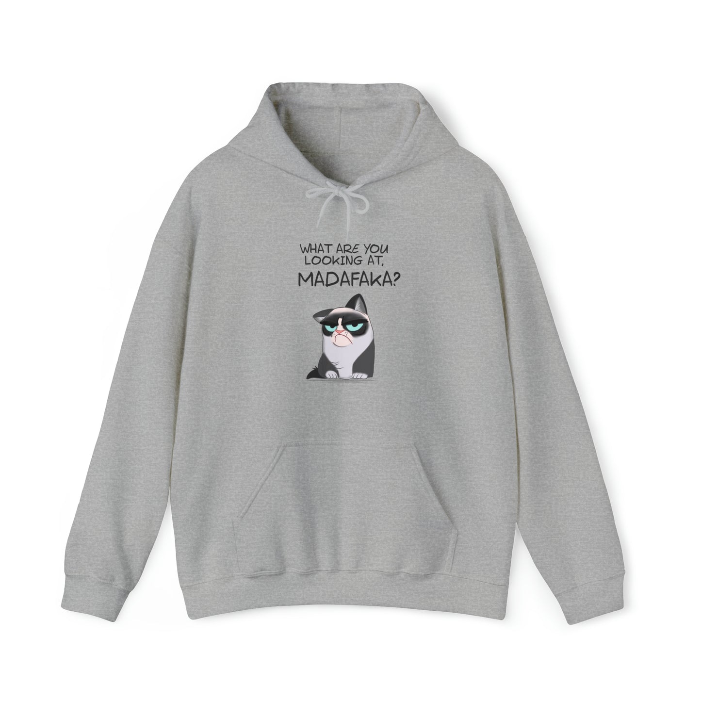 What you're looking at, Madafaka? - Unisex Heavy Blend™ Hooded Sweatshirt