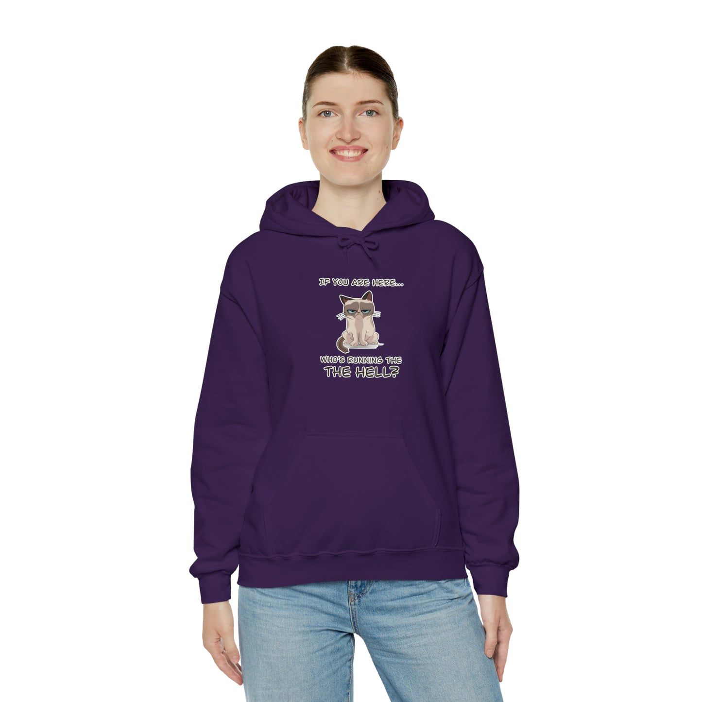 Hell Cat - Unisex Heavy Blend™ Hooded Sweatshirt