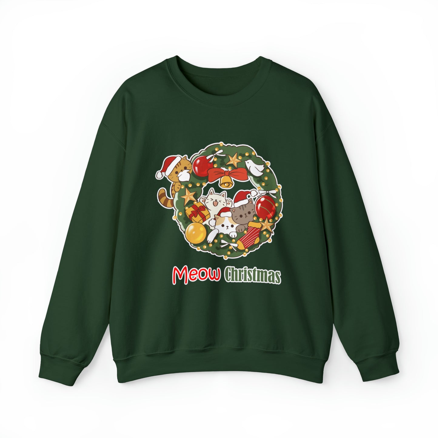 Meow Christmas - Unisex Heavy Blend™ Crewneck Sweatshirt