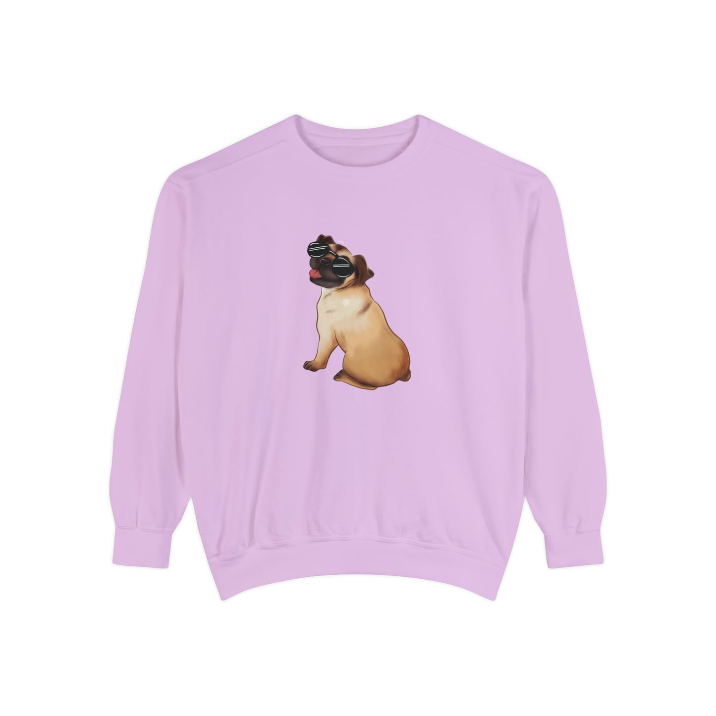 Pug - Unisex Garment-Dyed Sweatshirt