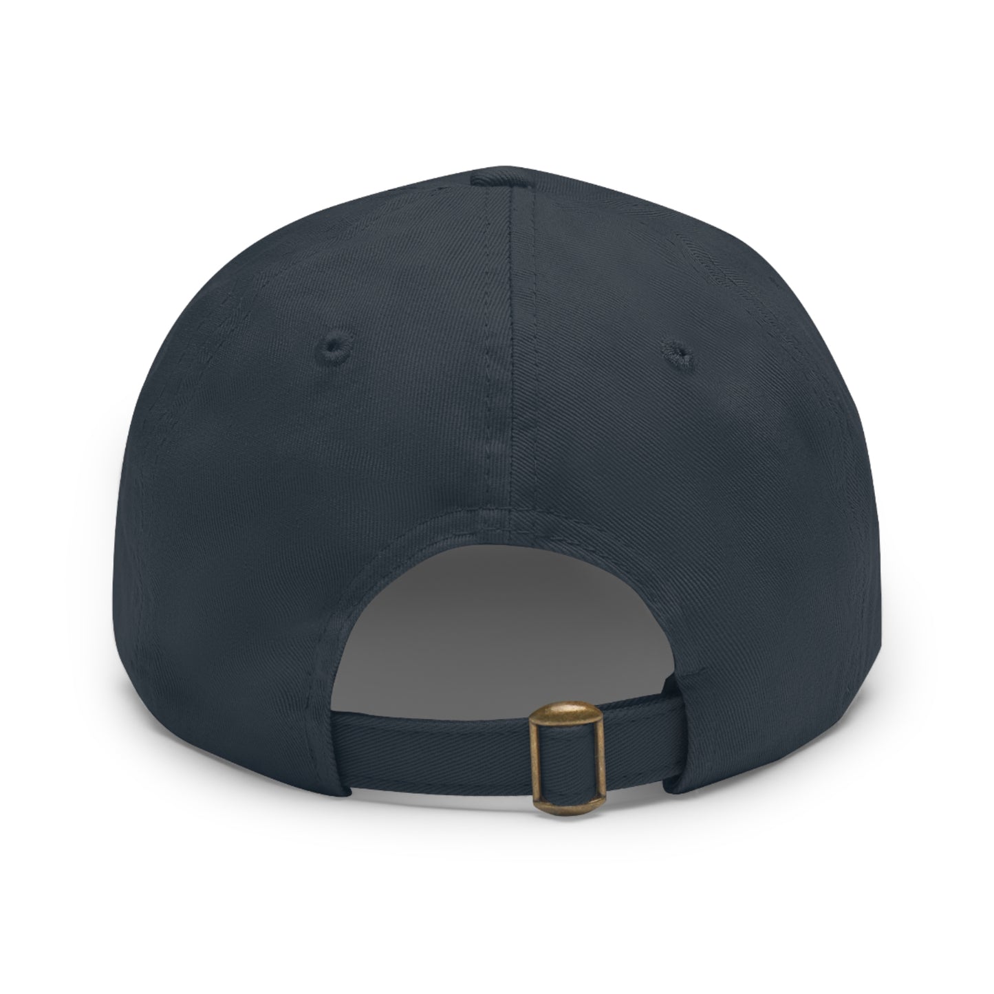 Pug - Dad Hat with Leather Patch (Round)