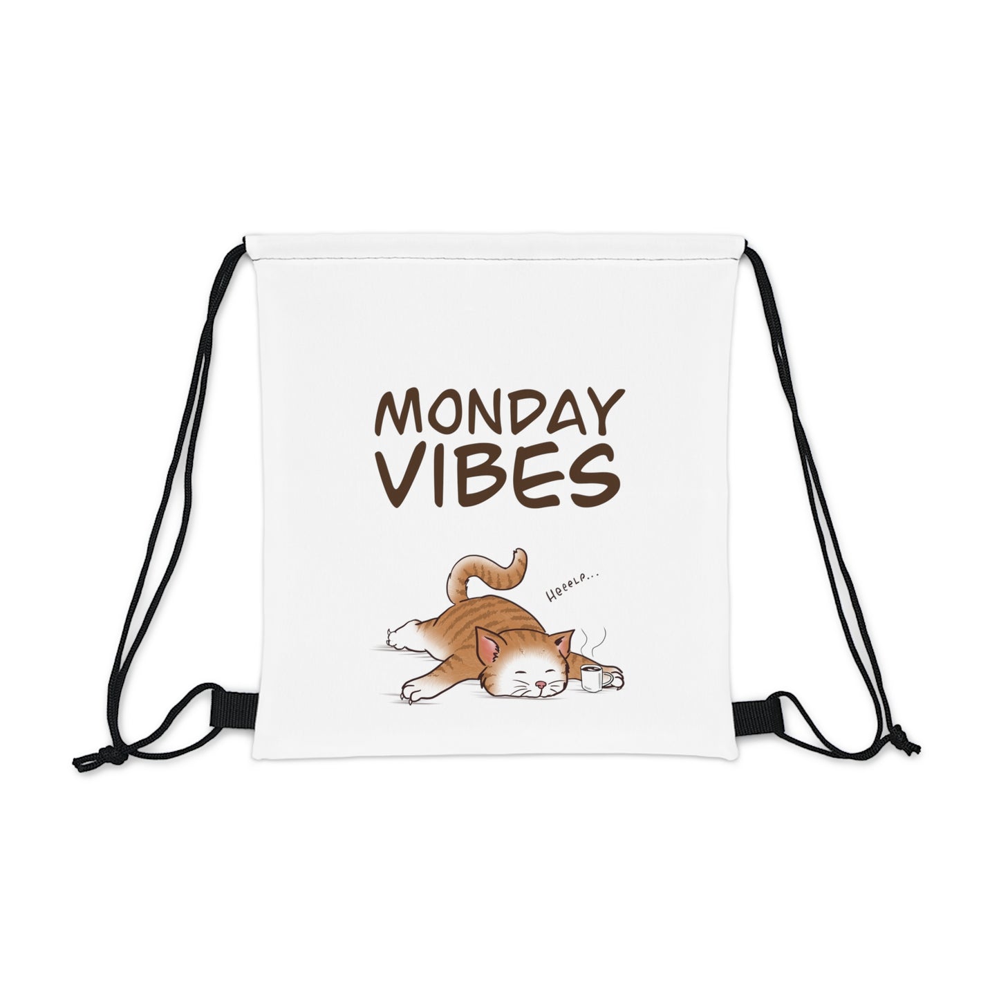 Monday Vibes - Outdoor Drawstring Bag