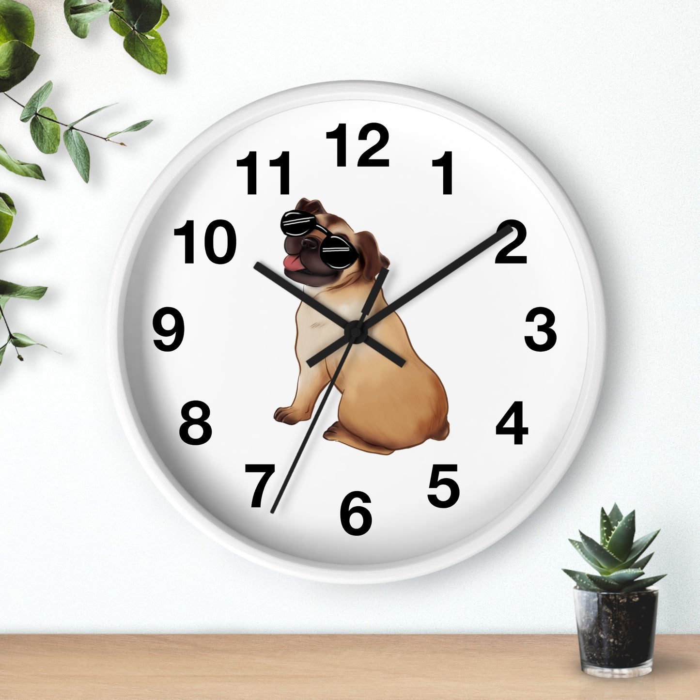 Pug - Wall Clock