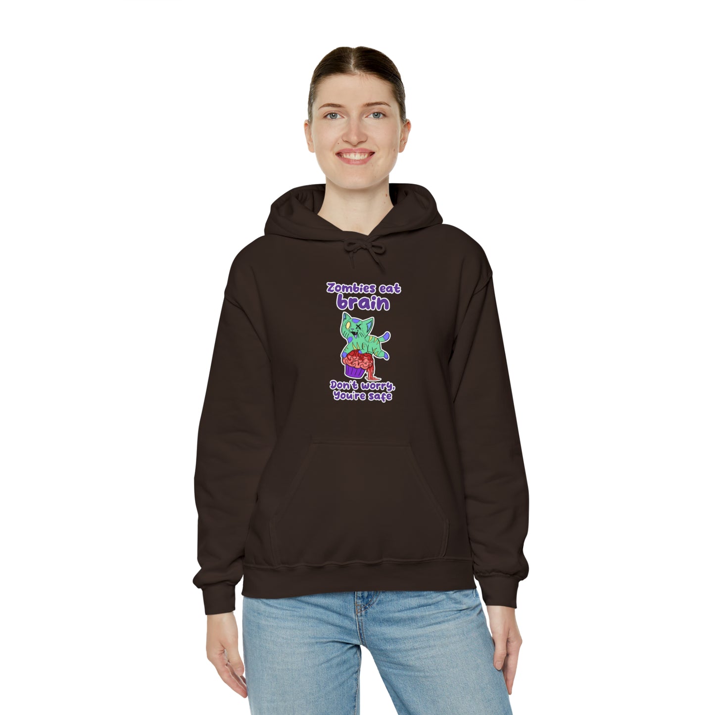 Zombie Cat - Unisex Heavy Blend™ Hooded Sweatshirt