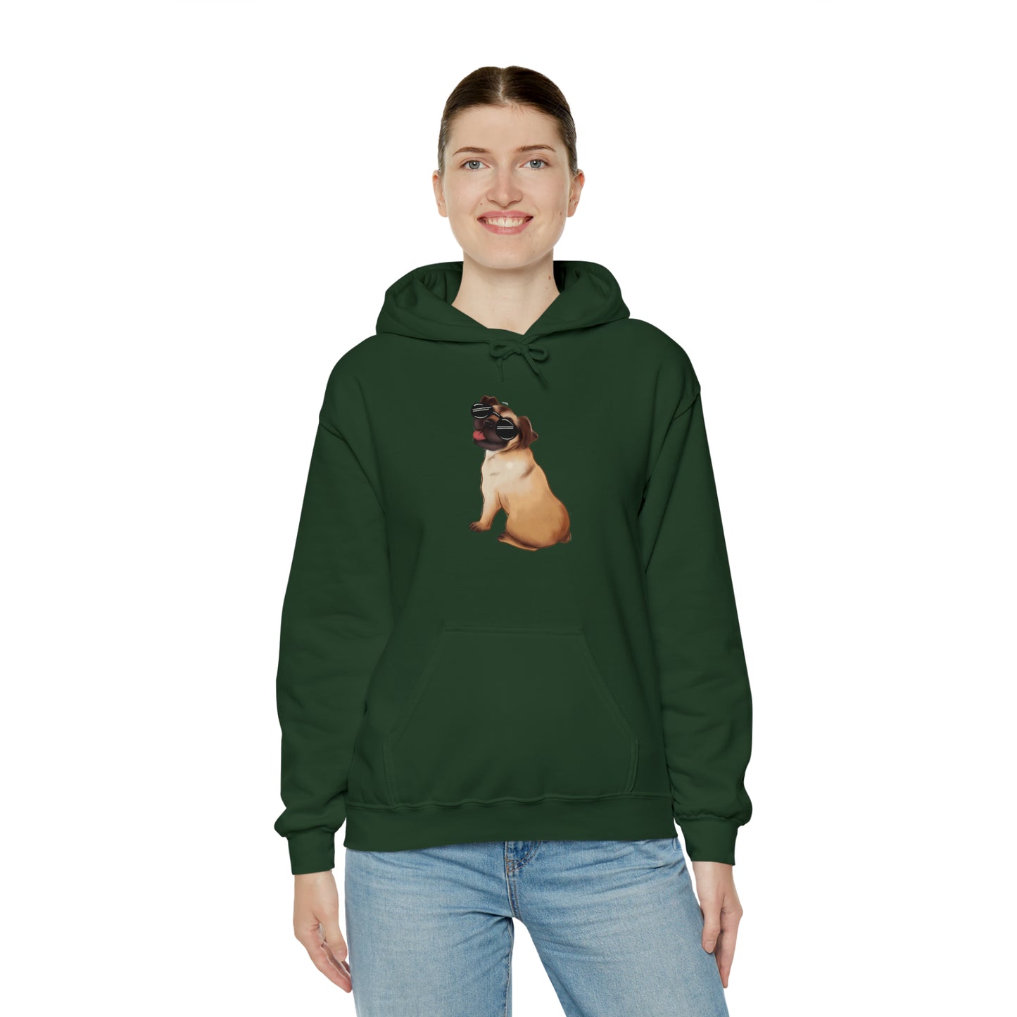 Pug -Unisex Heavy Blend™ Hooded Sweatshirt