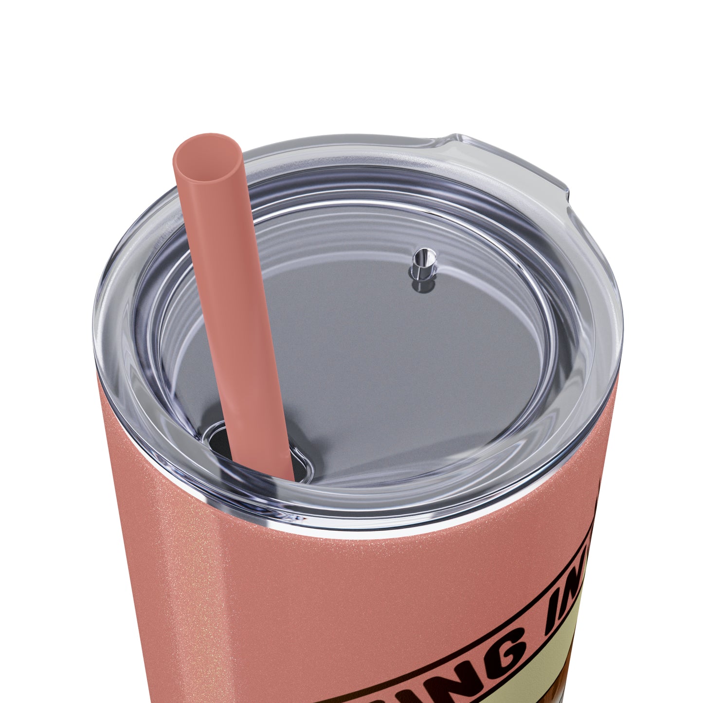 In Shape - Skinny Tumbler with Straw, 20oz