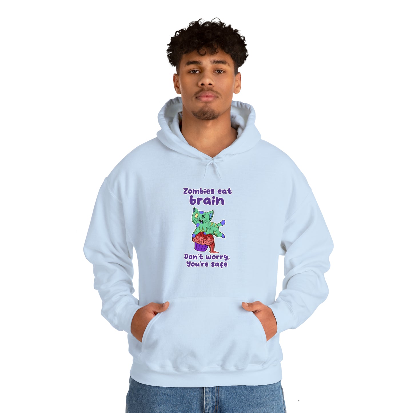 Zombie Cat - Unisex Heavy Blend™ Hooded Sweatshirt