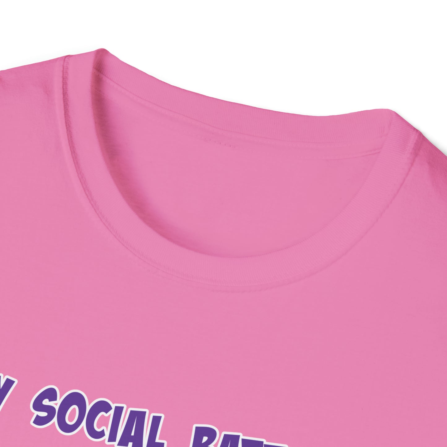 Social Battery - Unisex Softstyle T-Shirt