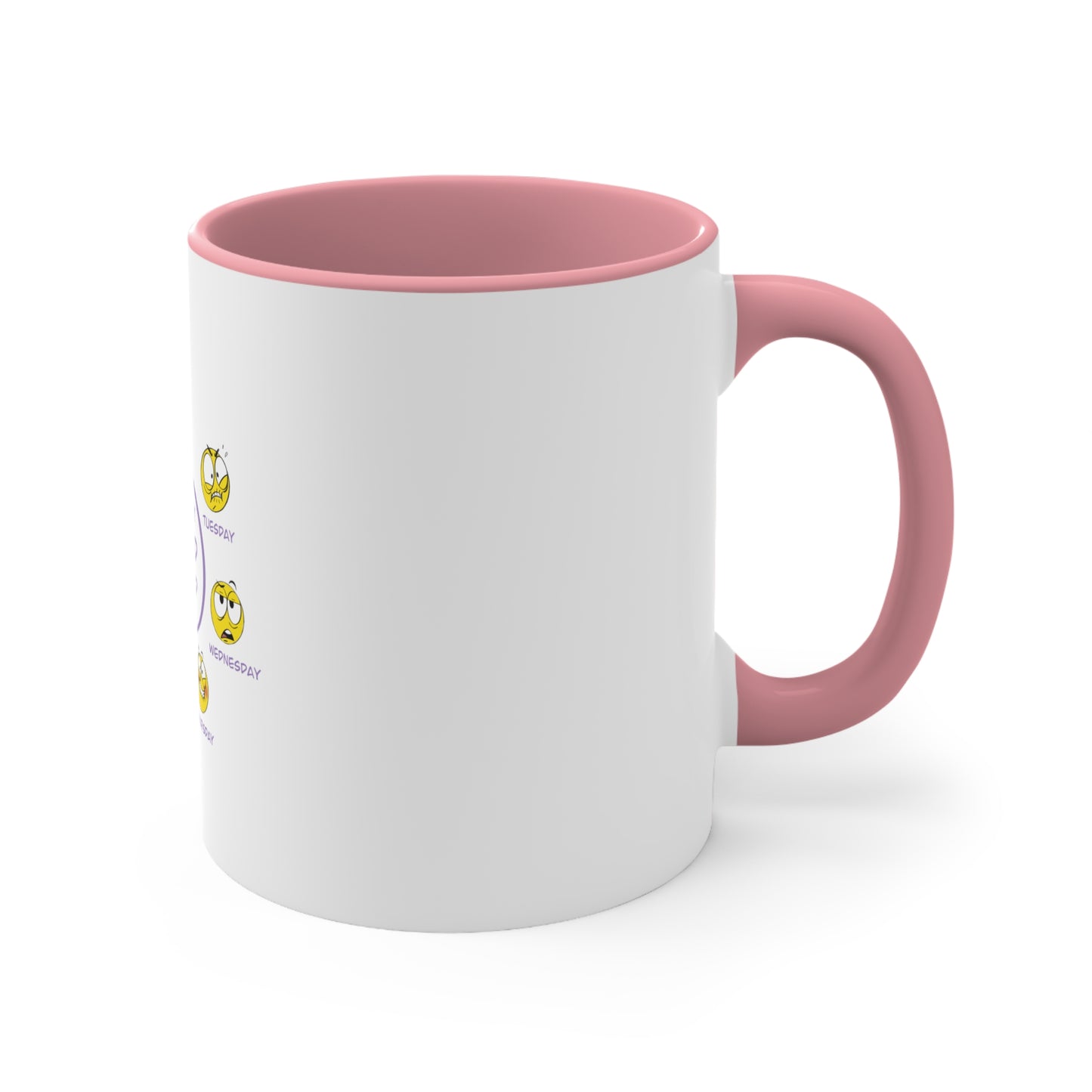 Weekly  Mood Loop - Accent Coffee Mug, 11oz