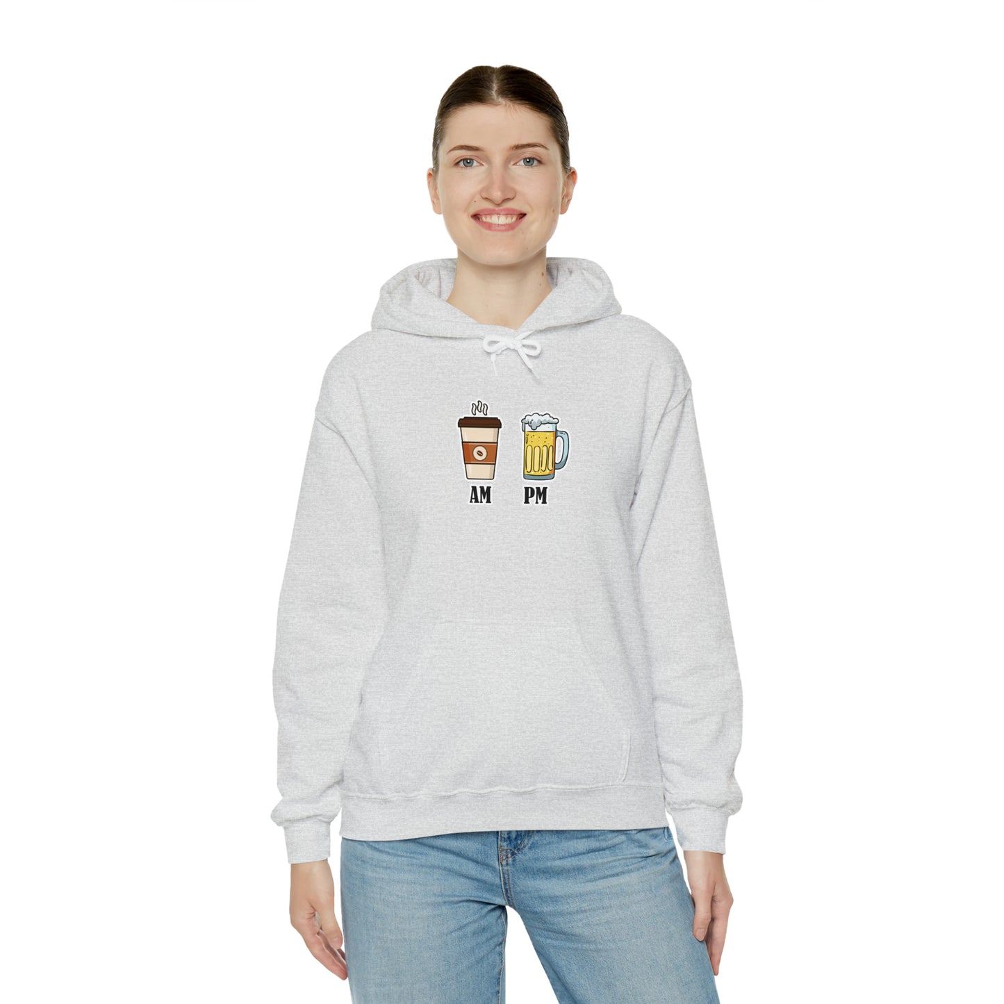 AM/PM - Unisex Heavy Blend™ Hooded Sweatshirt