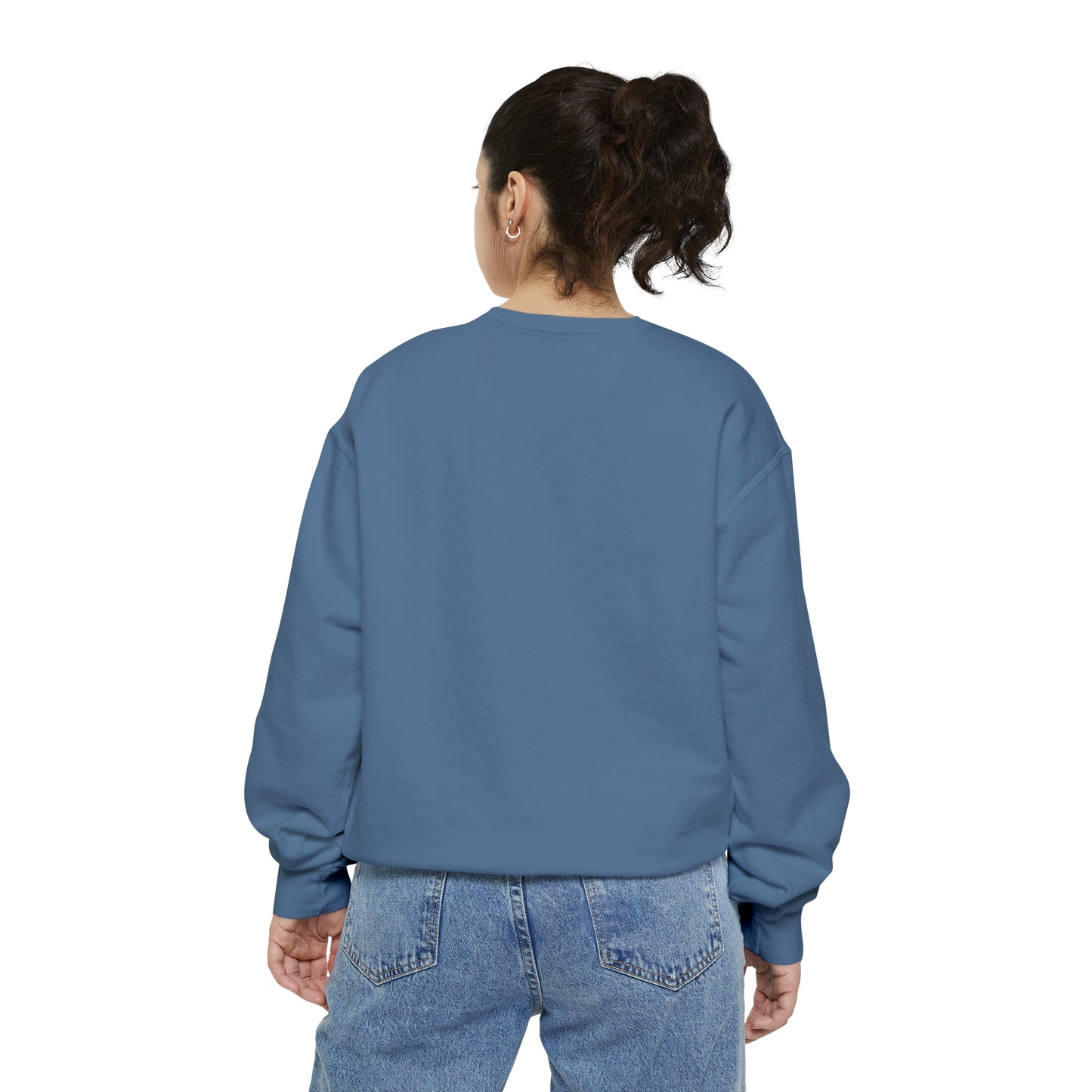 Flat Earth - Unisex Garment-Dyed Sweatshirt