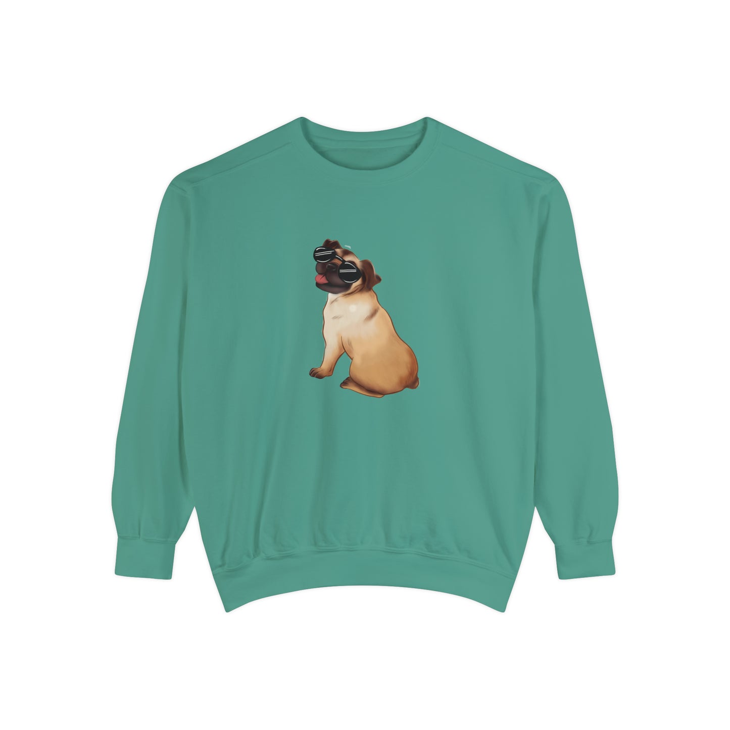 Pug - Unisex Garment-Dyed Sweatshirt