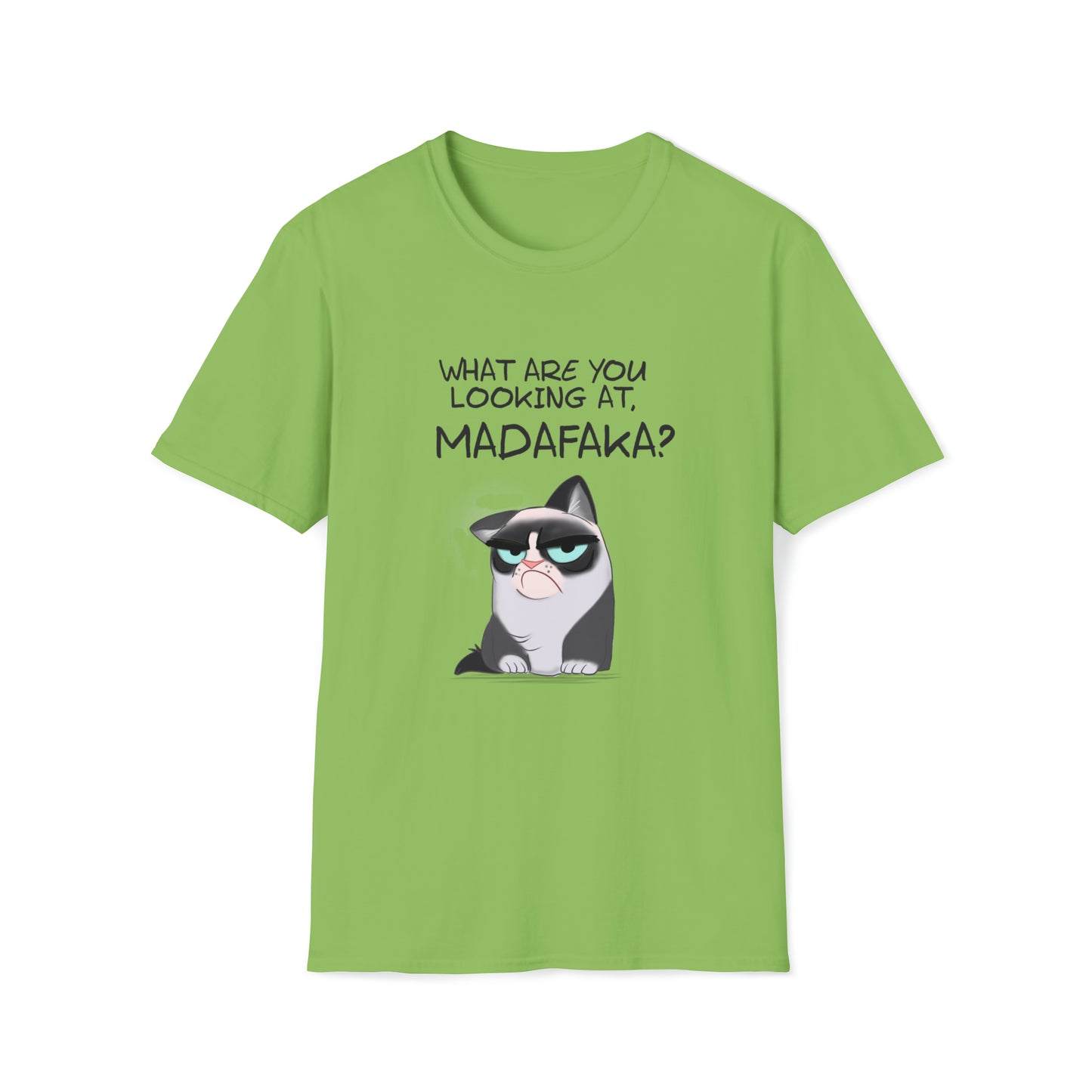 What you're looking at, Madafaka? - Unisex Softstyle T-Shirt