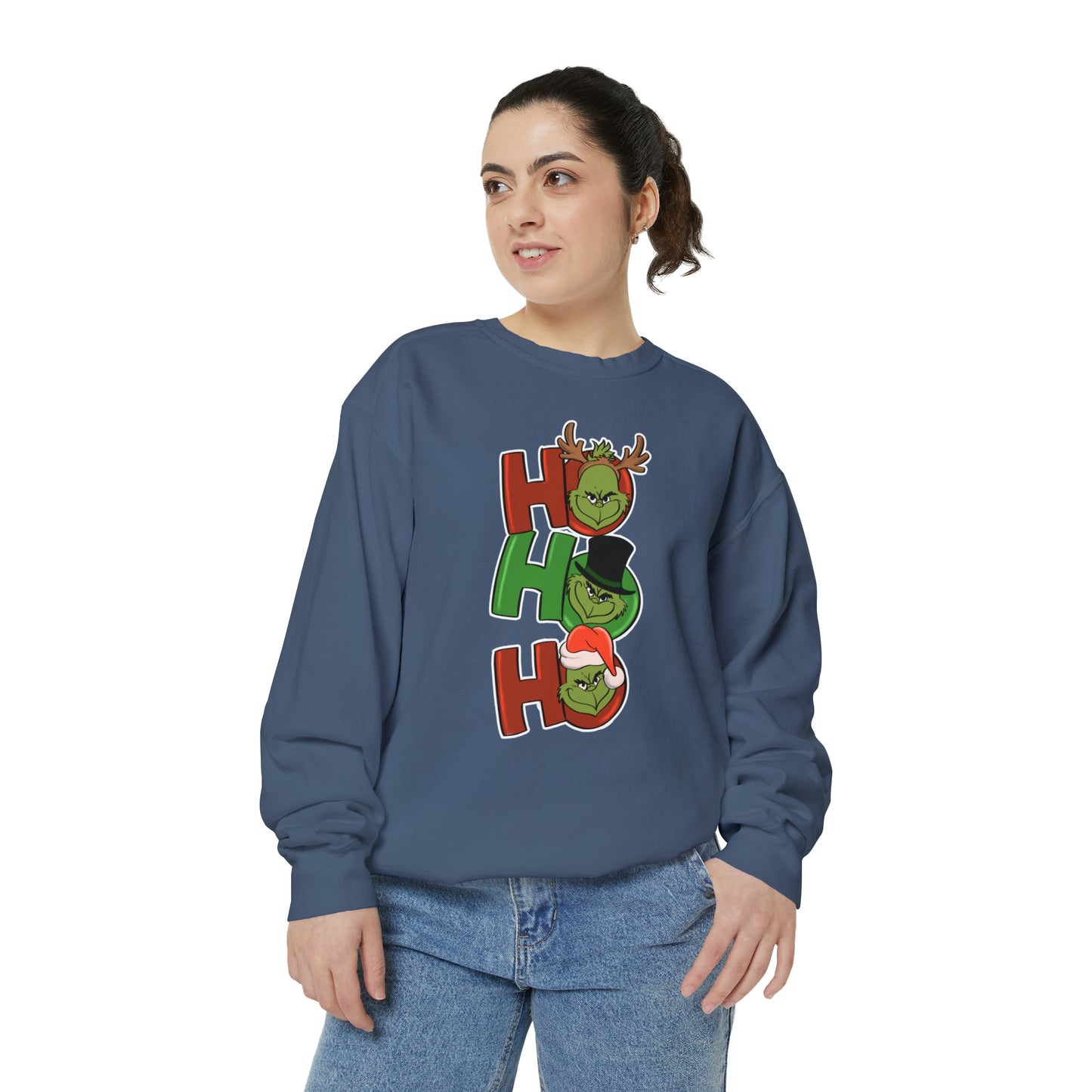 Grinch - Unisex Garment-Dyed Sweatshirt