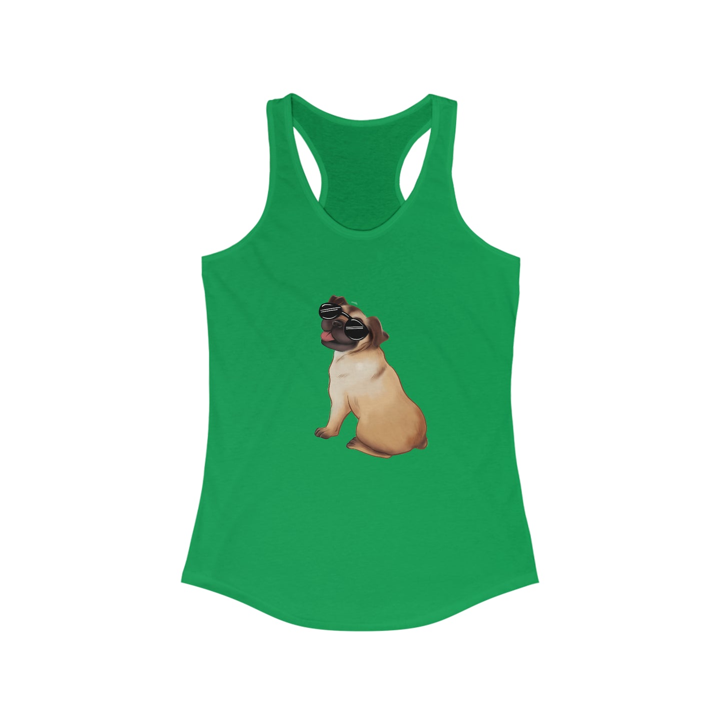 Pug - Women's Ideal Racerback Tank