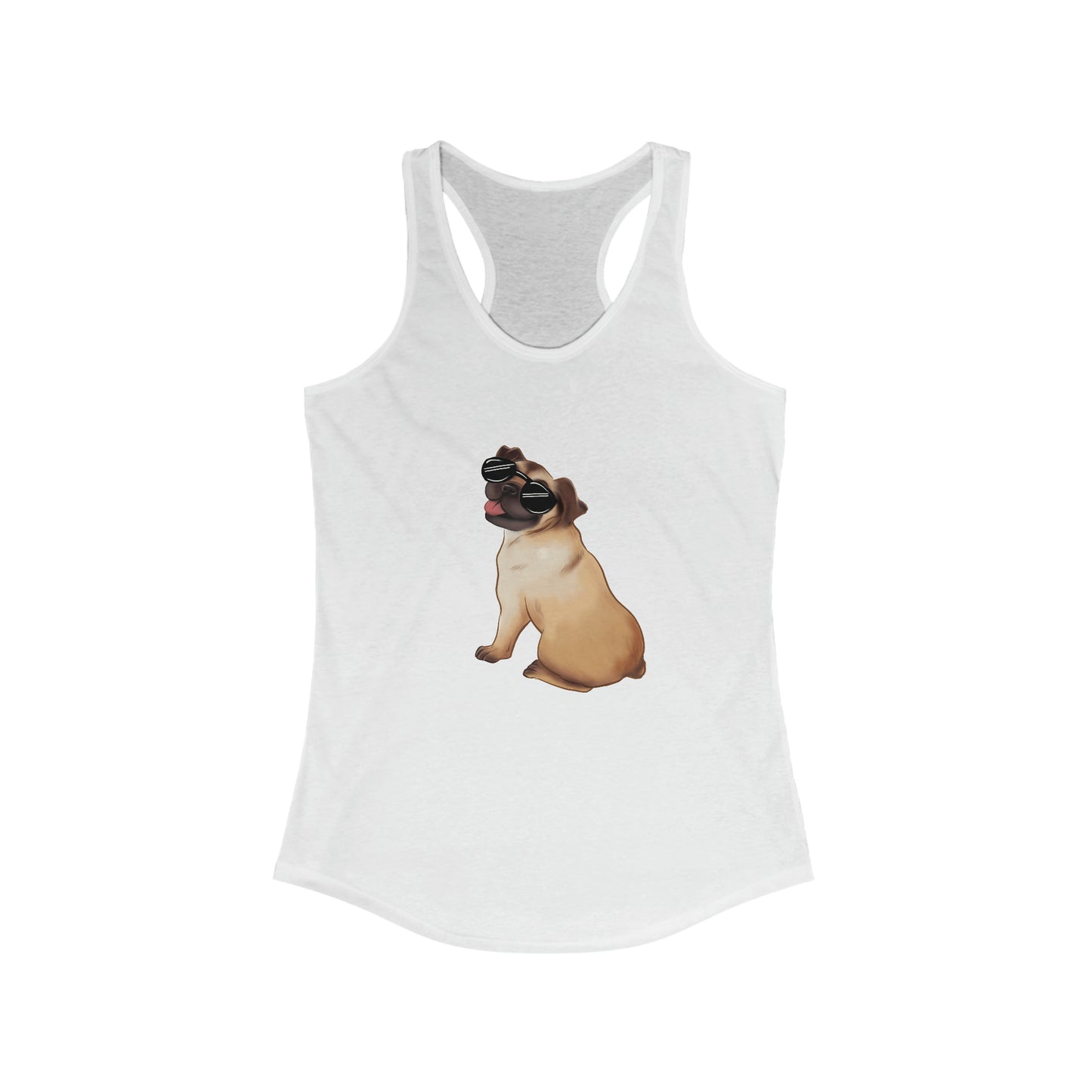 Pug - Women's Ideal Racerback Tank