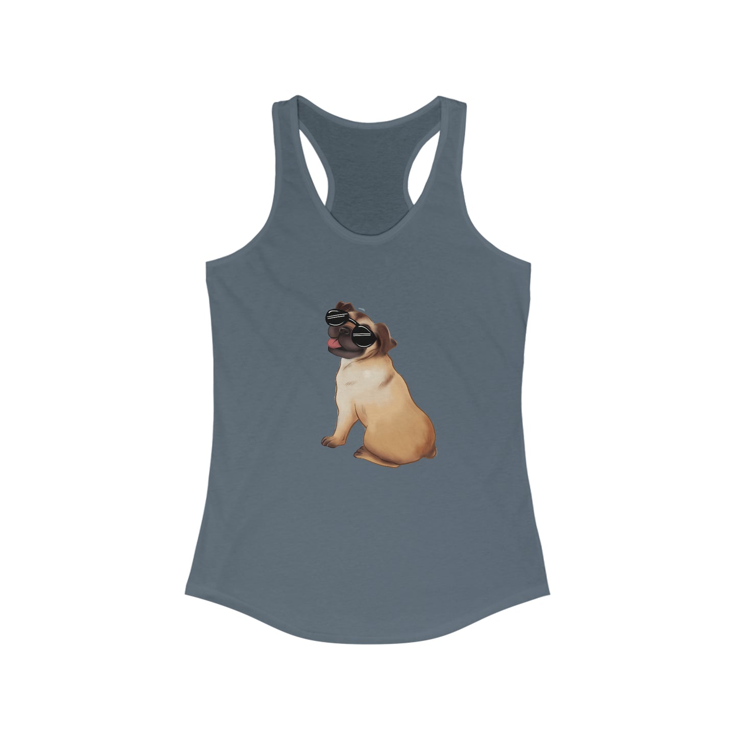 Pug - Women's Ideal Racerback Tank