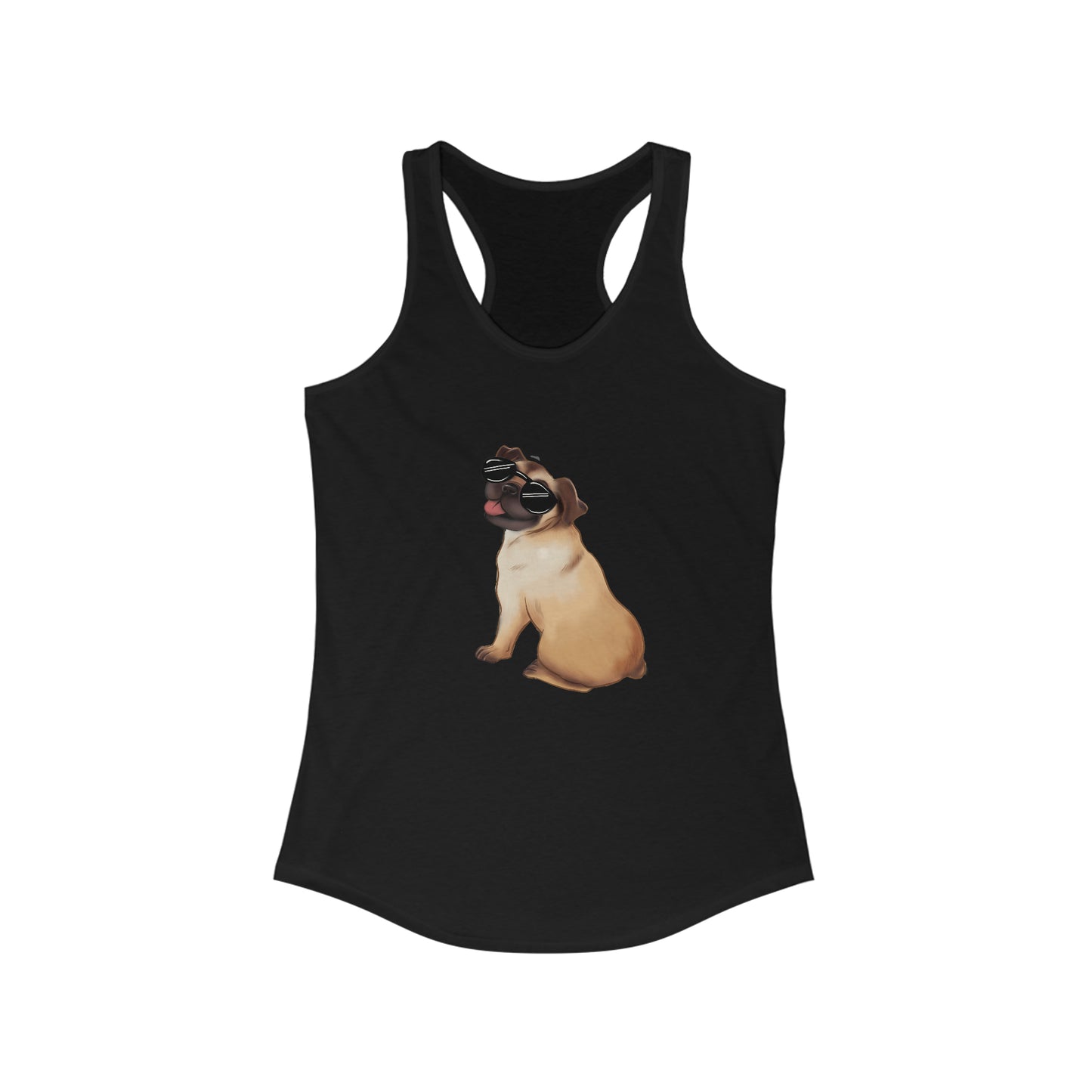 Pug - Women's Ideal Racerback Tank