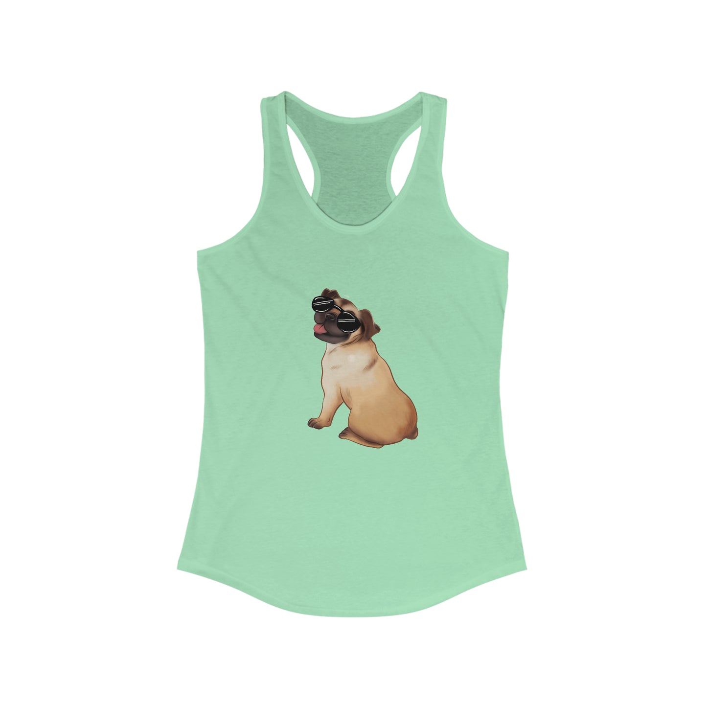 Pug - Women's Ideal Racerback Tank