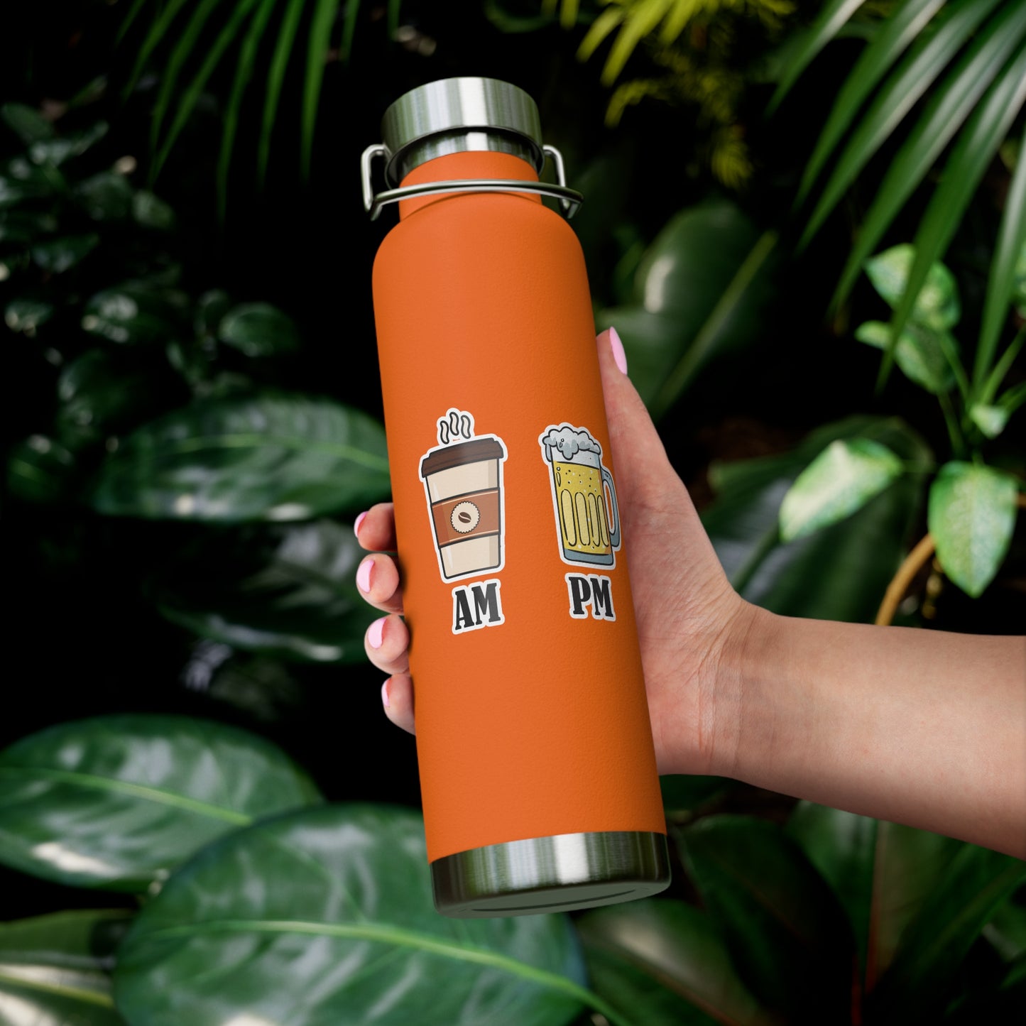 AM/PM - Copper Vacuum Insulated Bottle, 22oz