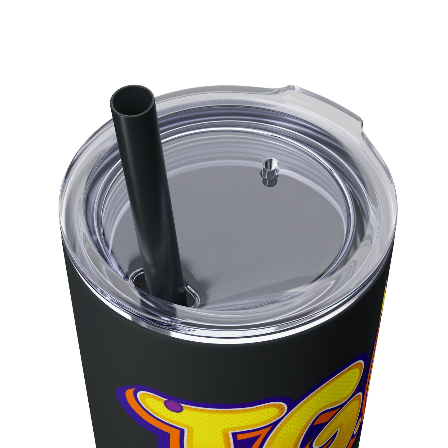 TGIF - Skinny Tumbler with Straw, 20oz