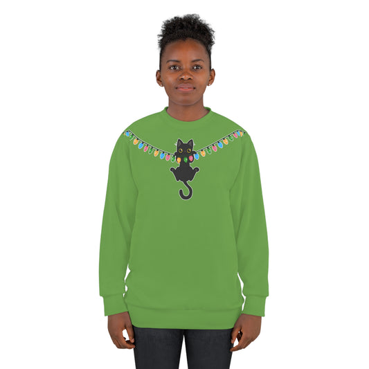 Meow Christmas - Unisex Sweatshirt (AOP)