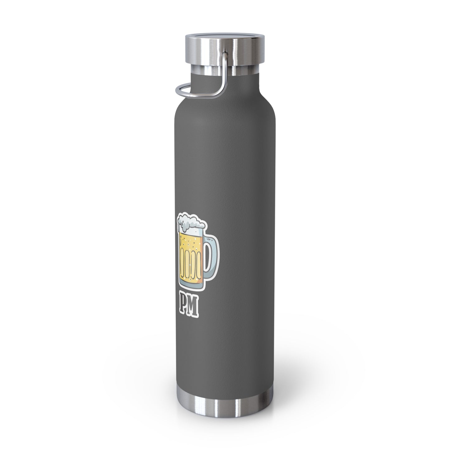 AM/PM - Copper Vacuum Insulated Bottle, 22oz