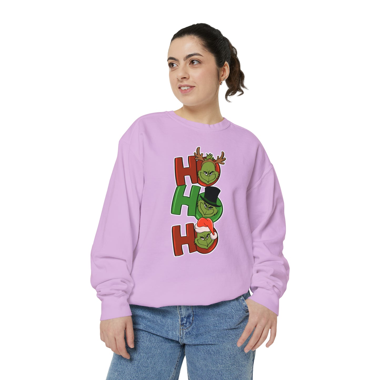 Grinch - Unisex Garment-Dyed Sweatshirt