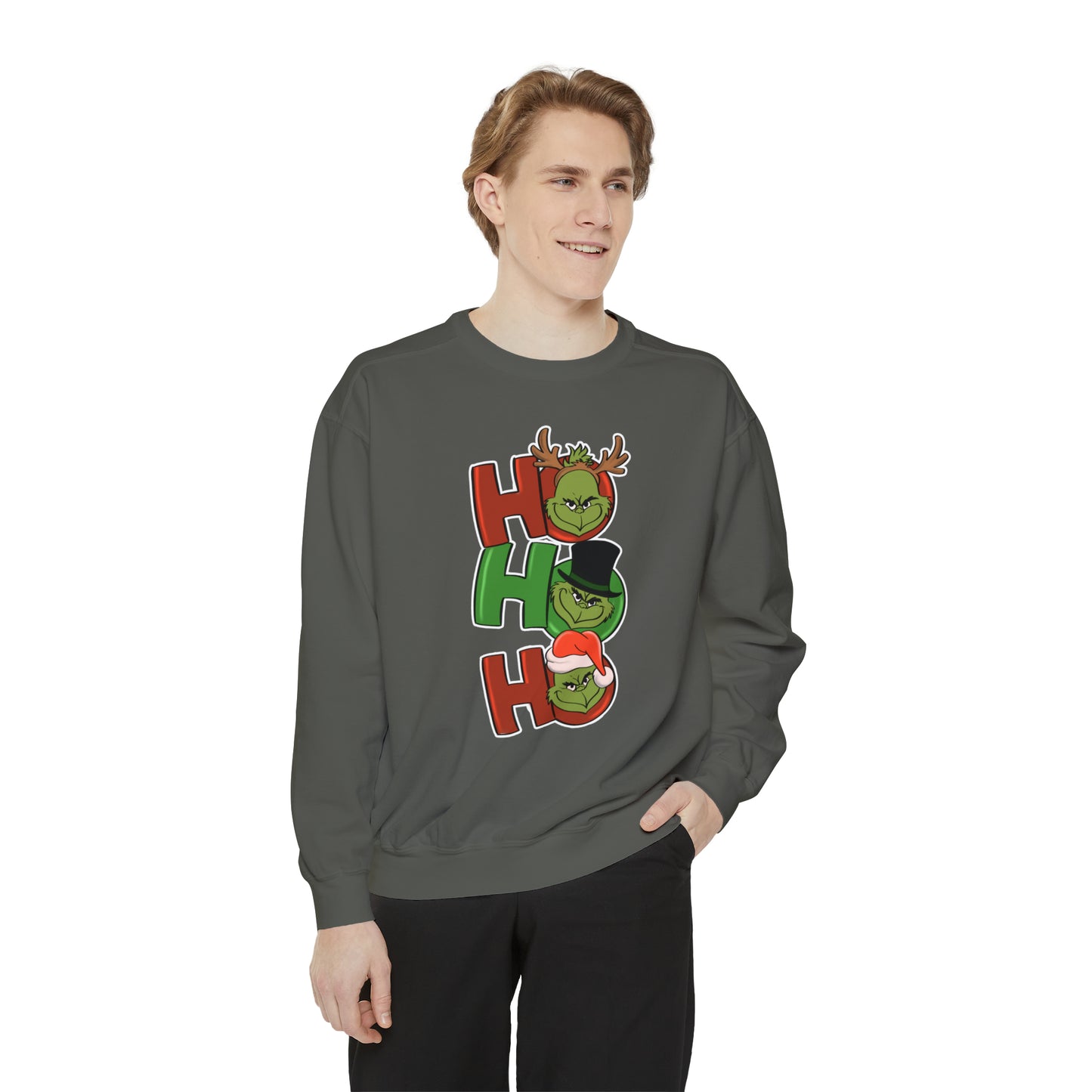 Grinch - Unisex Garment-Dyed Sweatshirt