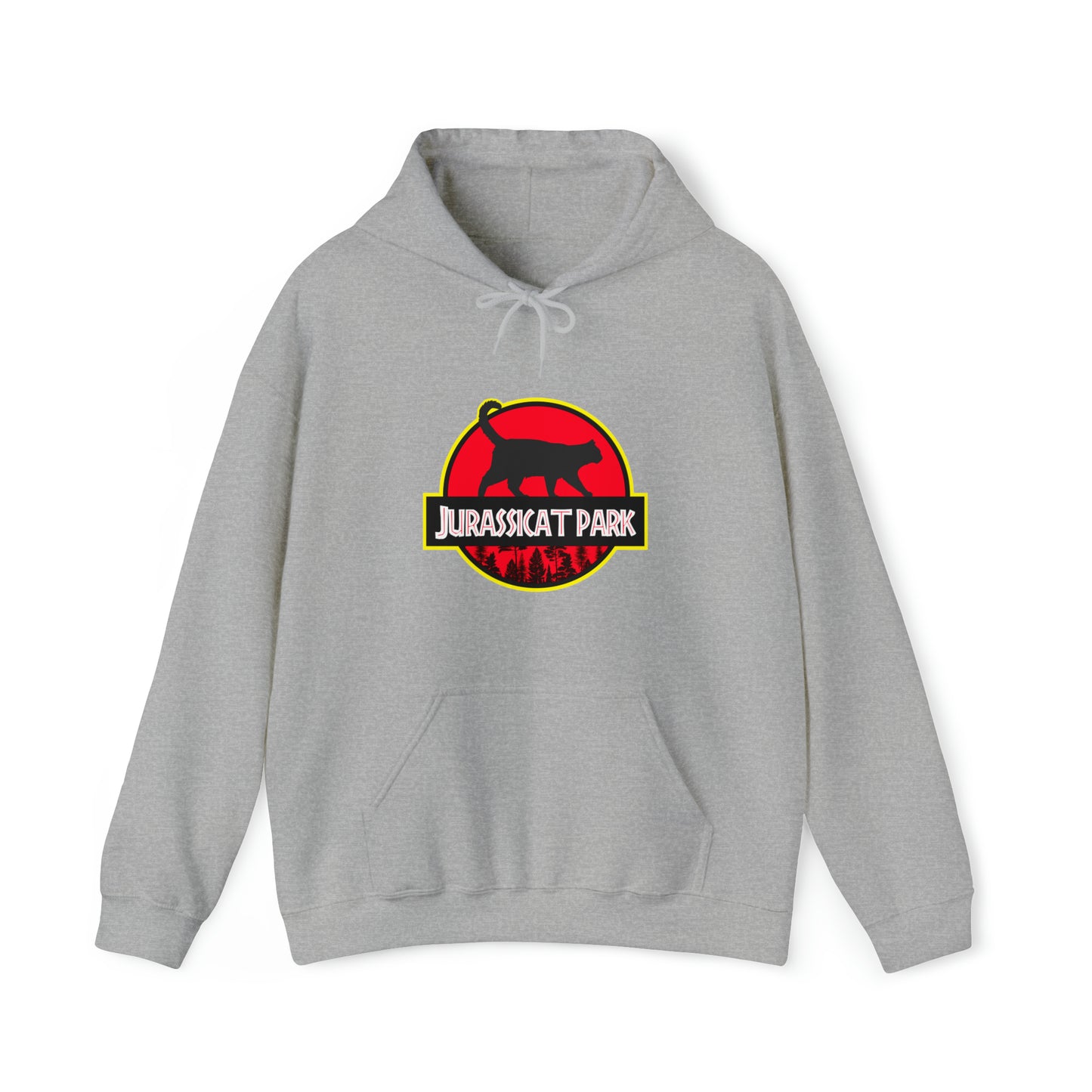 Jurassicat Park - Unisex Heavy Blend™ Hooded Sweatshirt