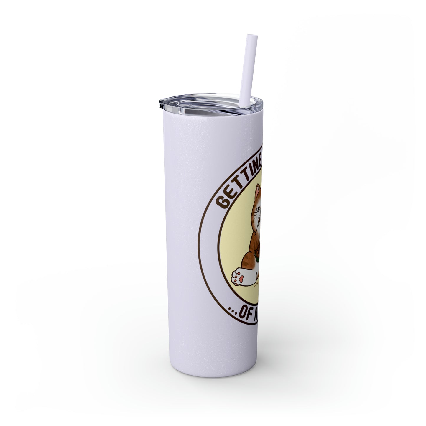 In Shape - Skinny Tumbler with Straw, 20oz