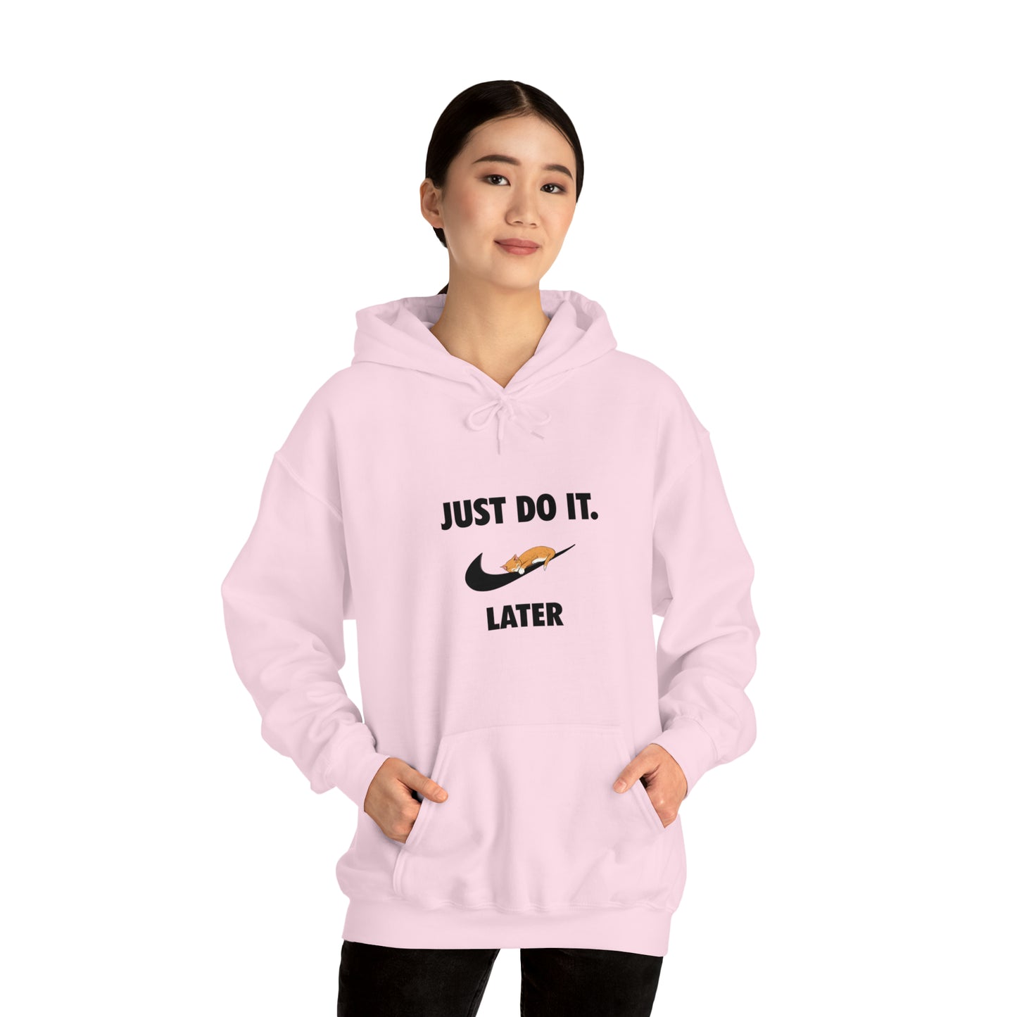 Just do it later - Unisex Heavy Blend™ Hooded Sweatshirt