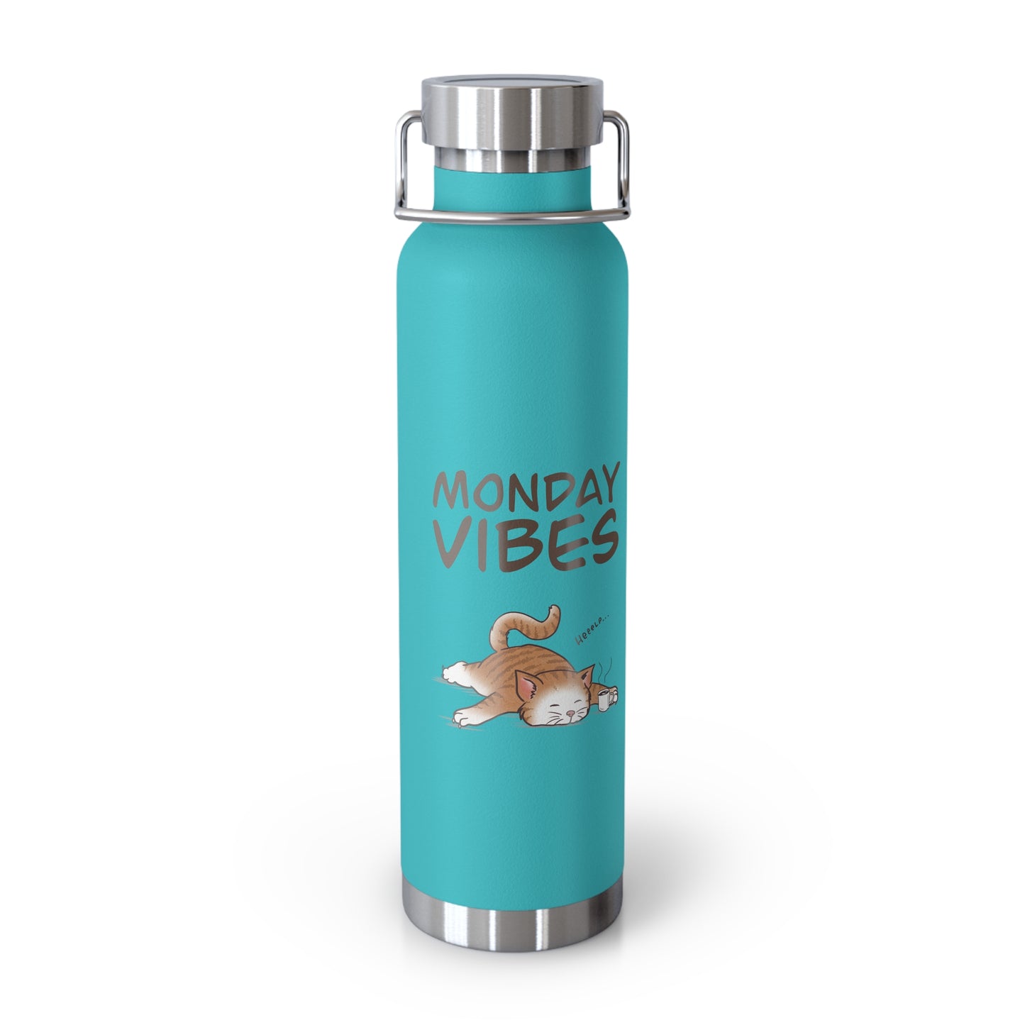 Monday Vibes - Copper Vacuum Insulated Bottle, 22oz