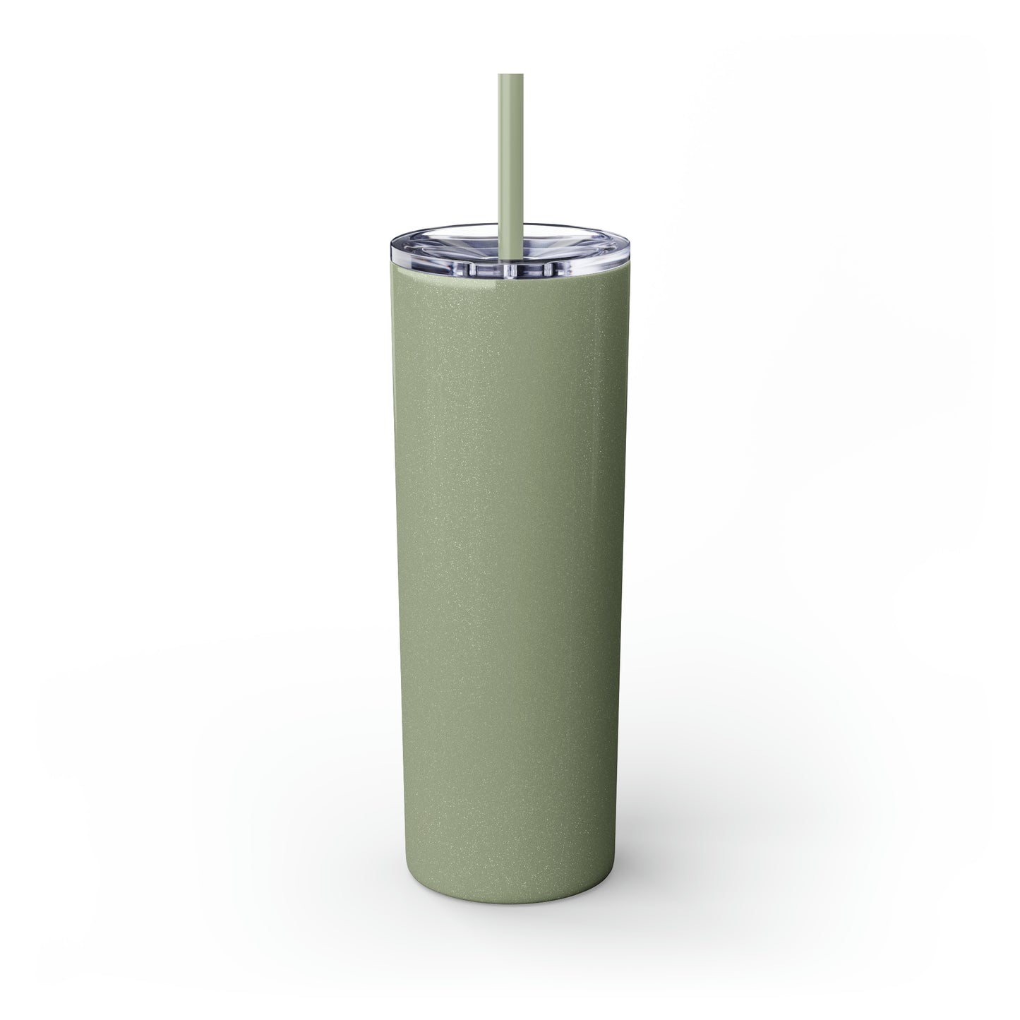 Monday Vibes - Skinny Tumbler with Straw, 20oz